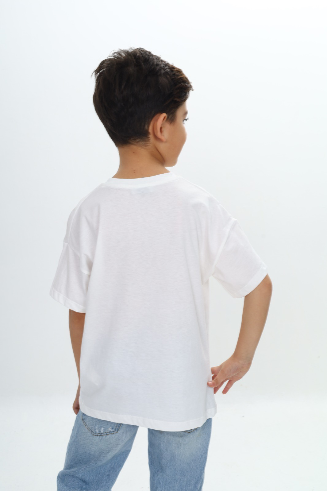 Toontoy Erkek Çocuk Şapkalı Ayı Baskılı Tişört