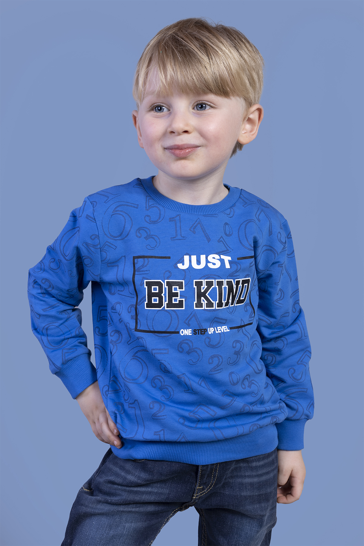 Toontoy Erkek Çocuk Sayı Baskılı Sweatshirt