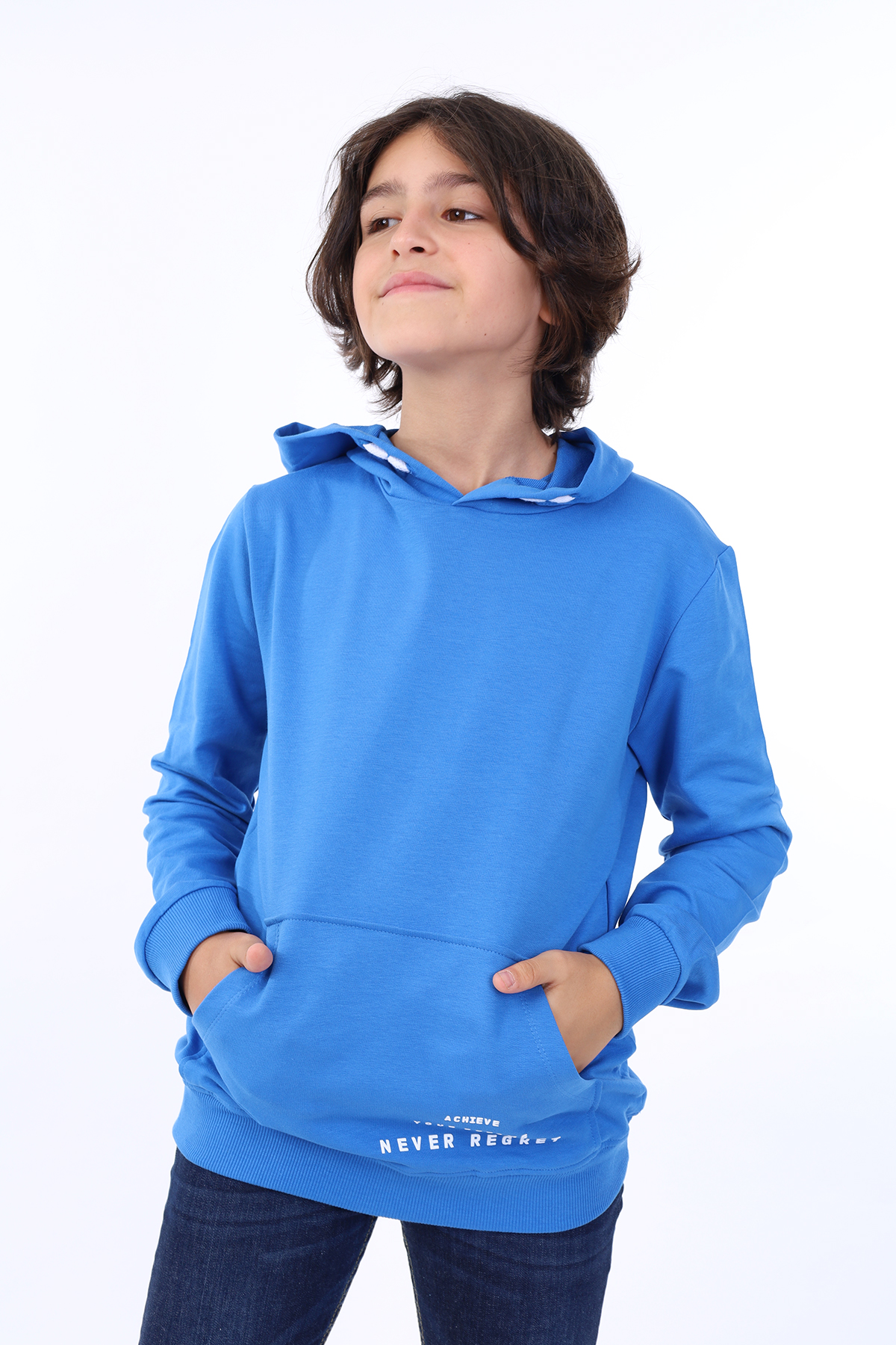 Toontoy Erkek Çocuk Cebi  Baskılı Sweatshirt