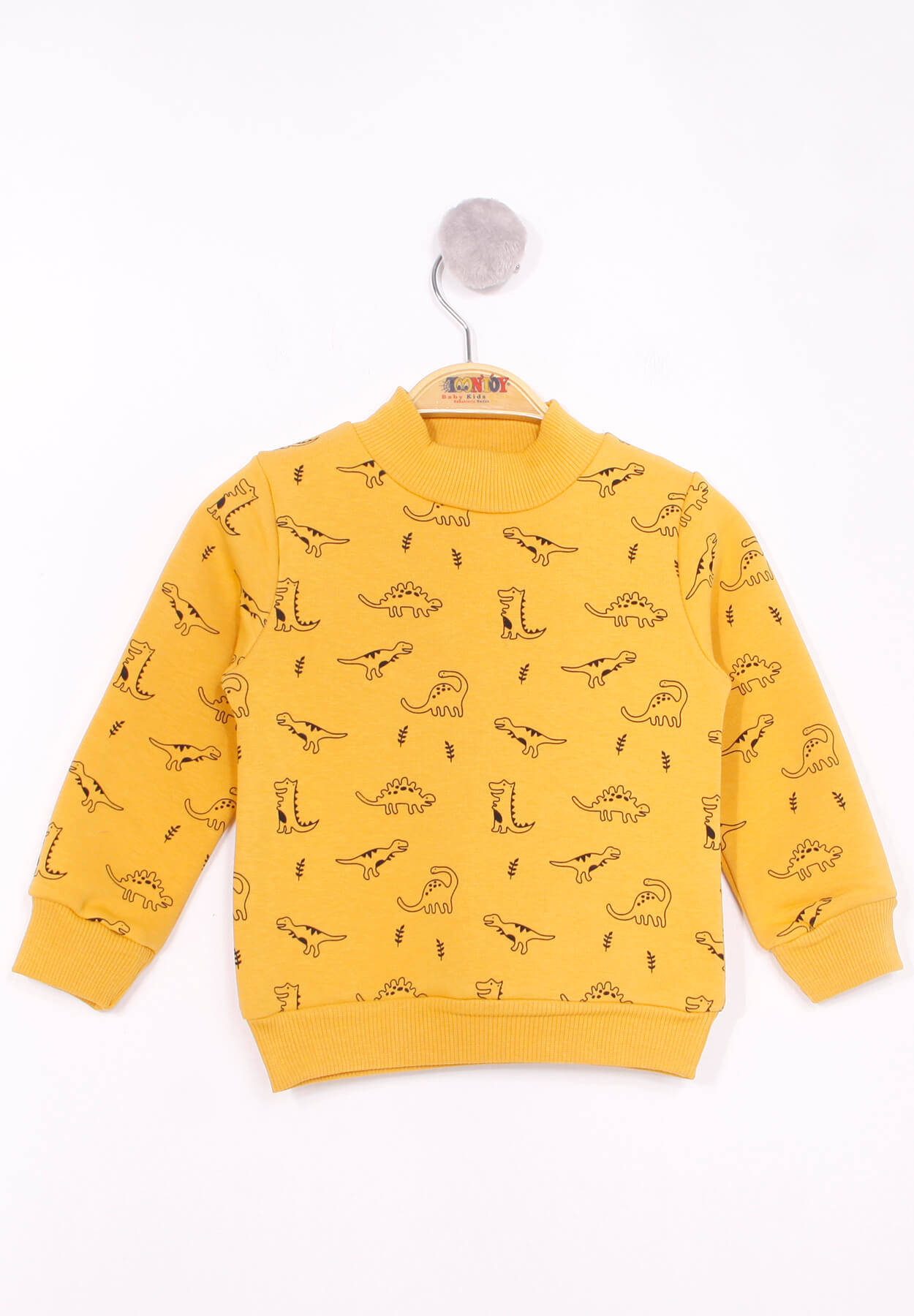 Toontoy Erkek Çocuk Dinazor Baskılı Sweatshirt