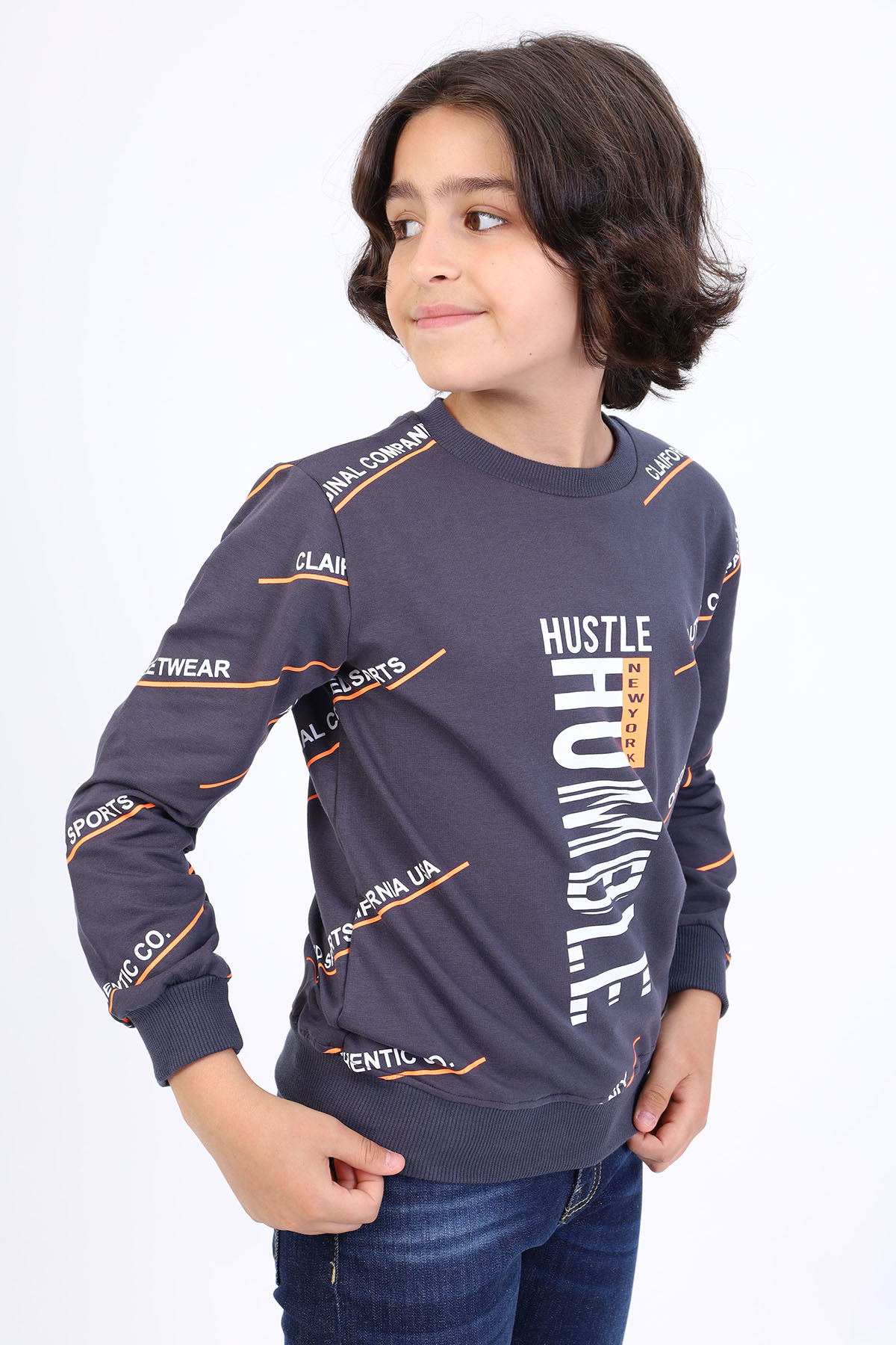 Toontoy Erkek Çocuk Baskılı Sweatshirt Toontoy Erkek Çocuk Baskılı Sweatshirt