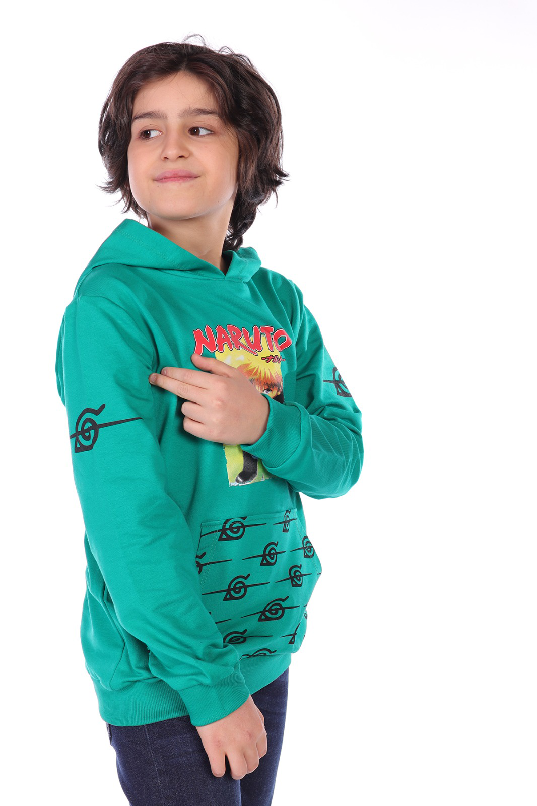 Toontoy Erkek Çocuk  Naruto Baskılı Sweatshirt
