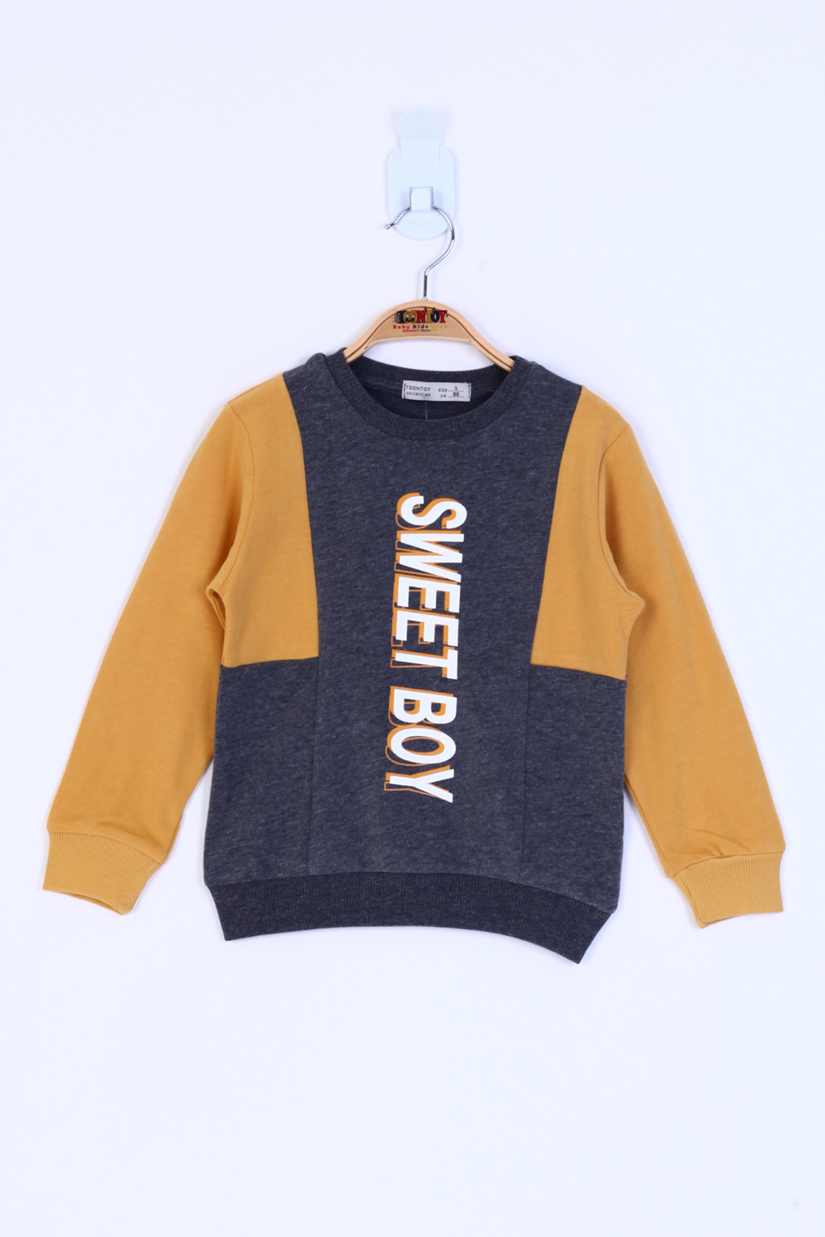 Toontoy Erkek Çocuk Sweet Boy Baskılı Sweatshirt