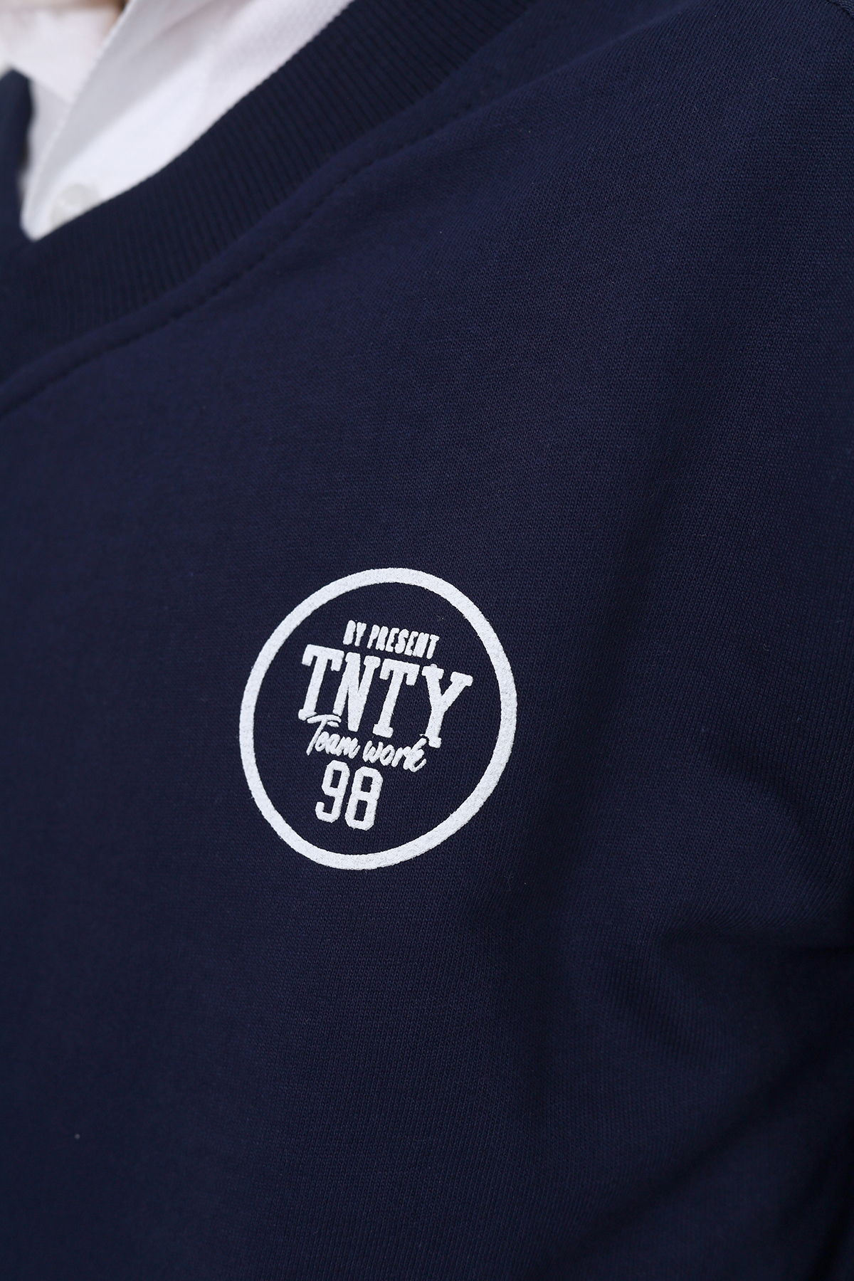 Toontoy Erkek Çocuk Okul Baskılı Sweatshirt