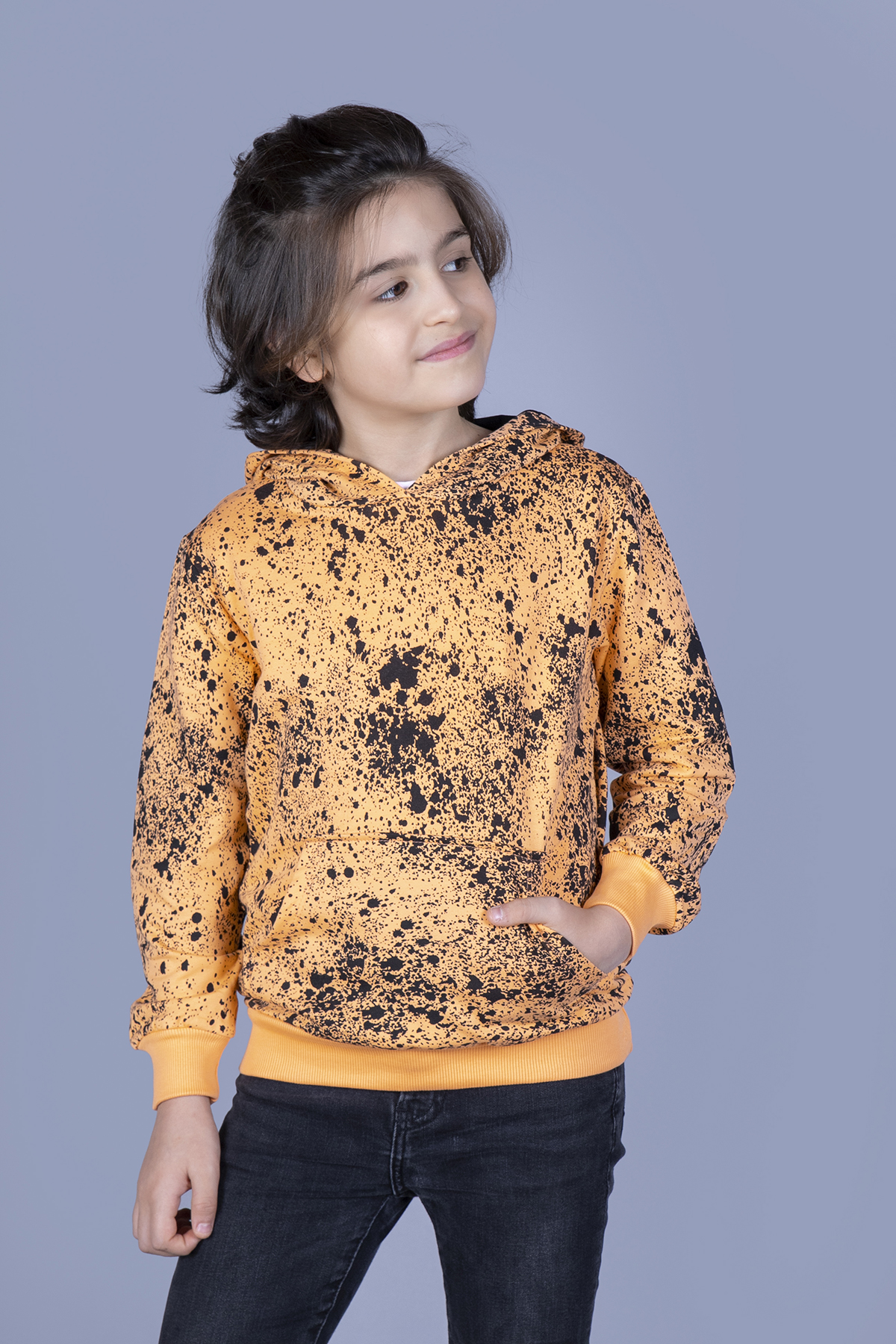 Toontoy Erkek Çocuk Püskürtme Baskılı Sweatshirt