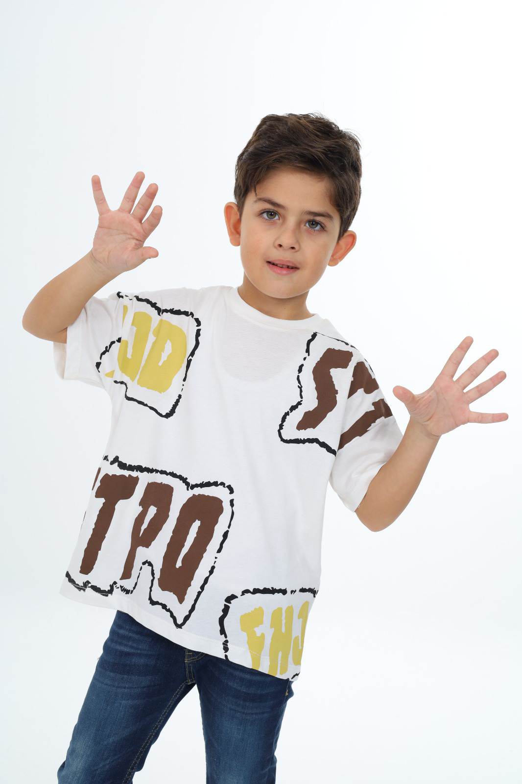 Toontoy Erkek Çocuk  Stpo Baskılı Tişört