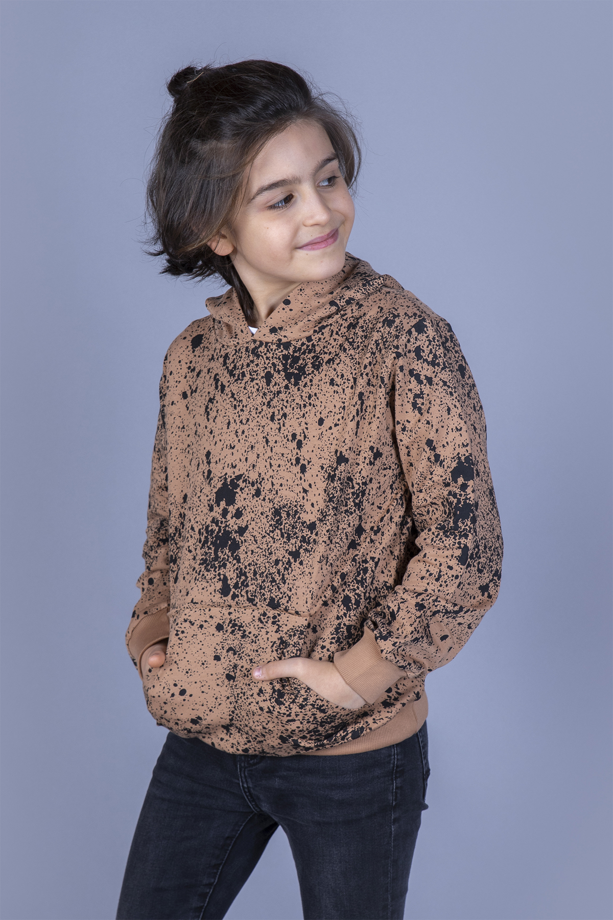 Toontoy Erkek Çocuk Püskürtme Baskılı Sweatshirt