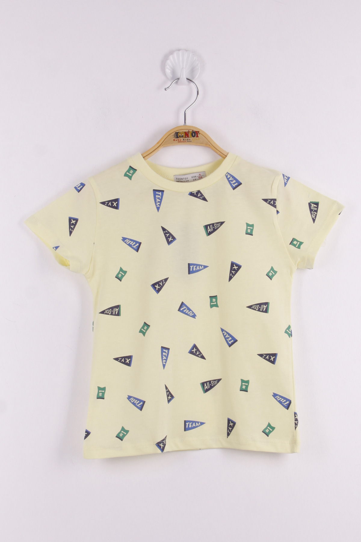 Toontoy Erkek Çocuk Yazı Baskılı T-Shirt