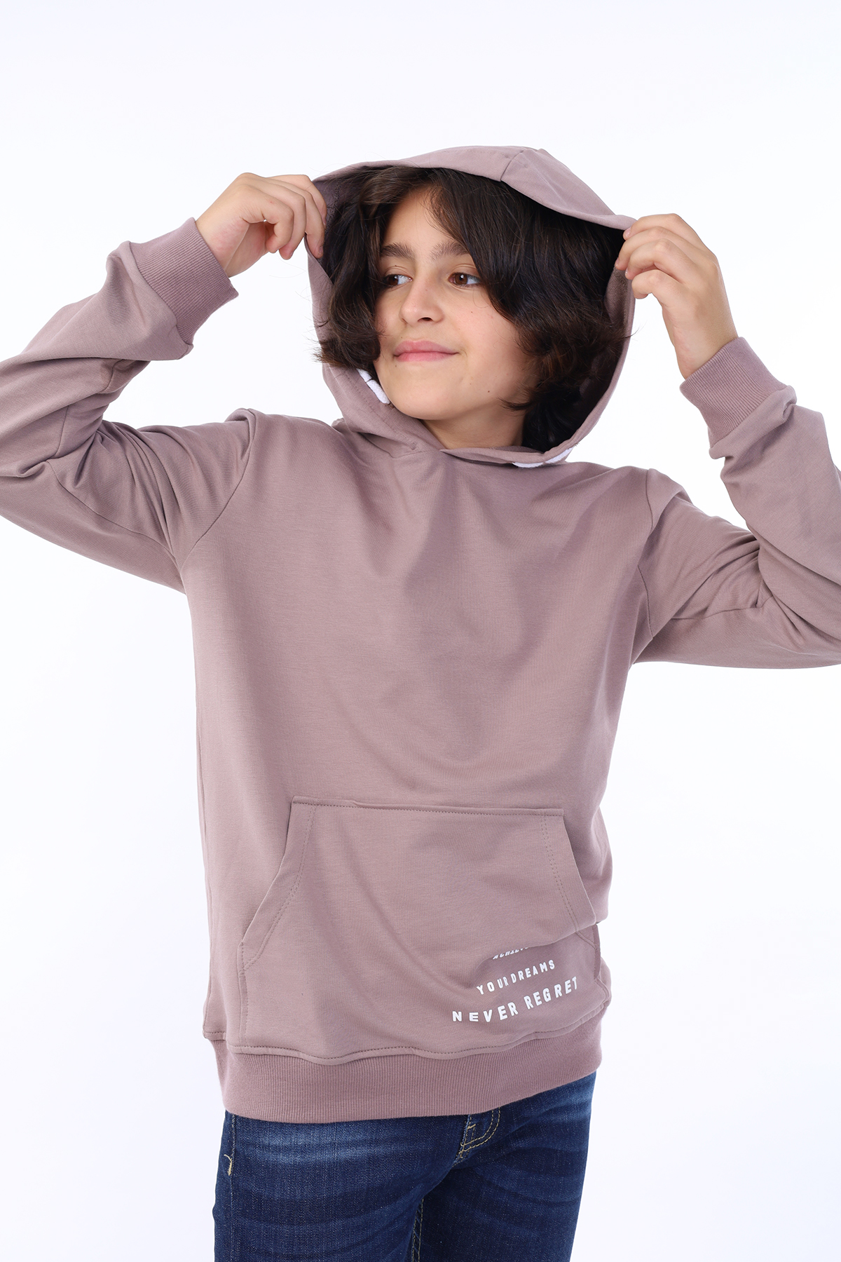 Toontoy Erkek Çocuk Cebi  Baskılı Sweatshirt