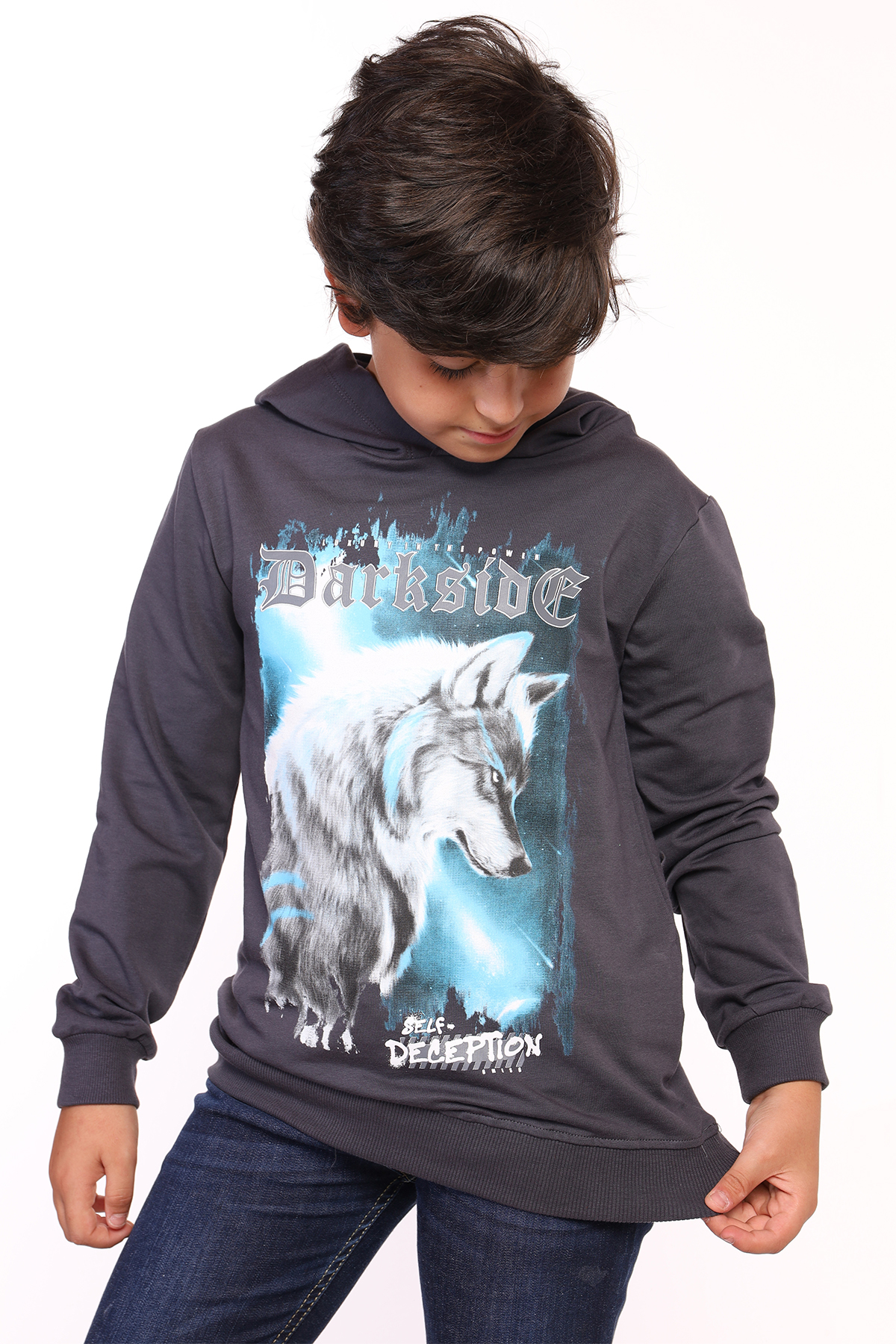 Toontoy Erkek Çocuk Baskılı Sweatshirt