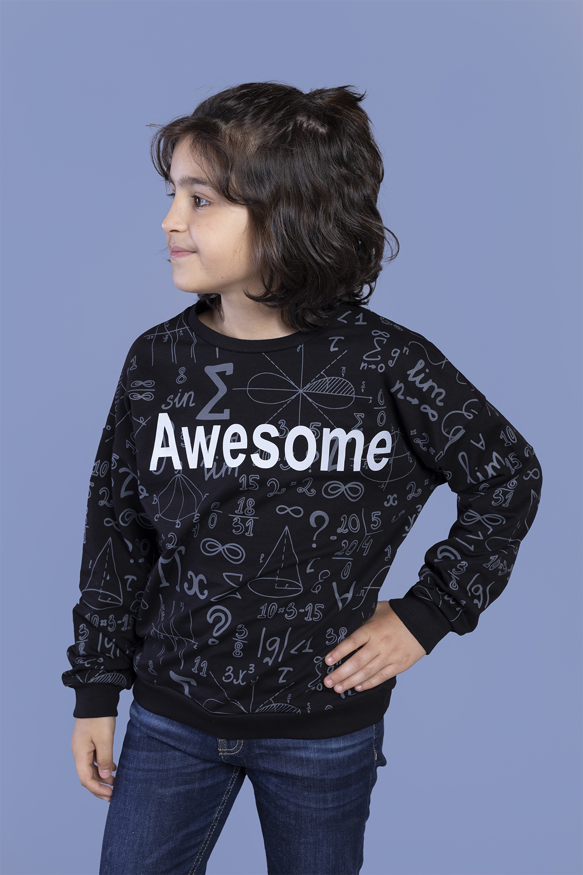 Toontoy Erkek Çocuk Baskılı Sweatshirt