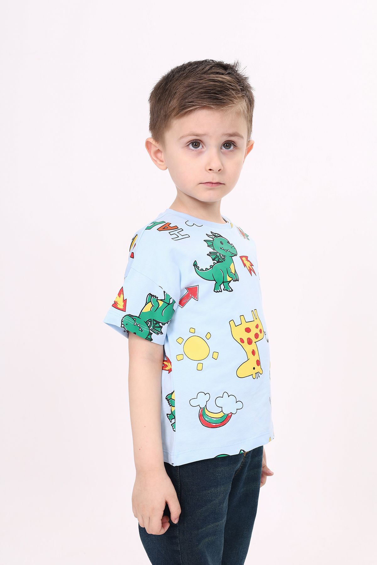 Toontoy Erkek Çocuk Baskılı Tişört