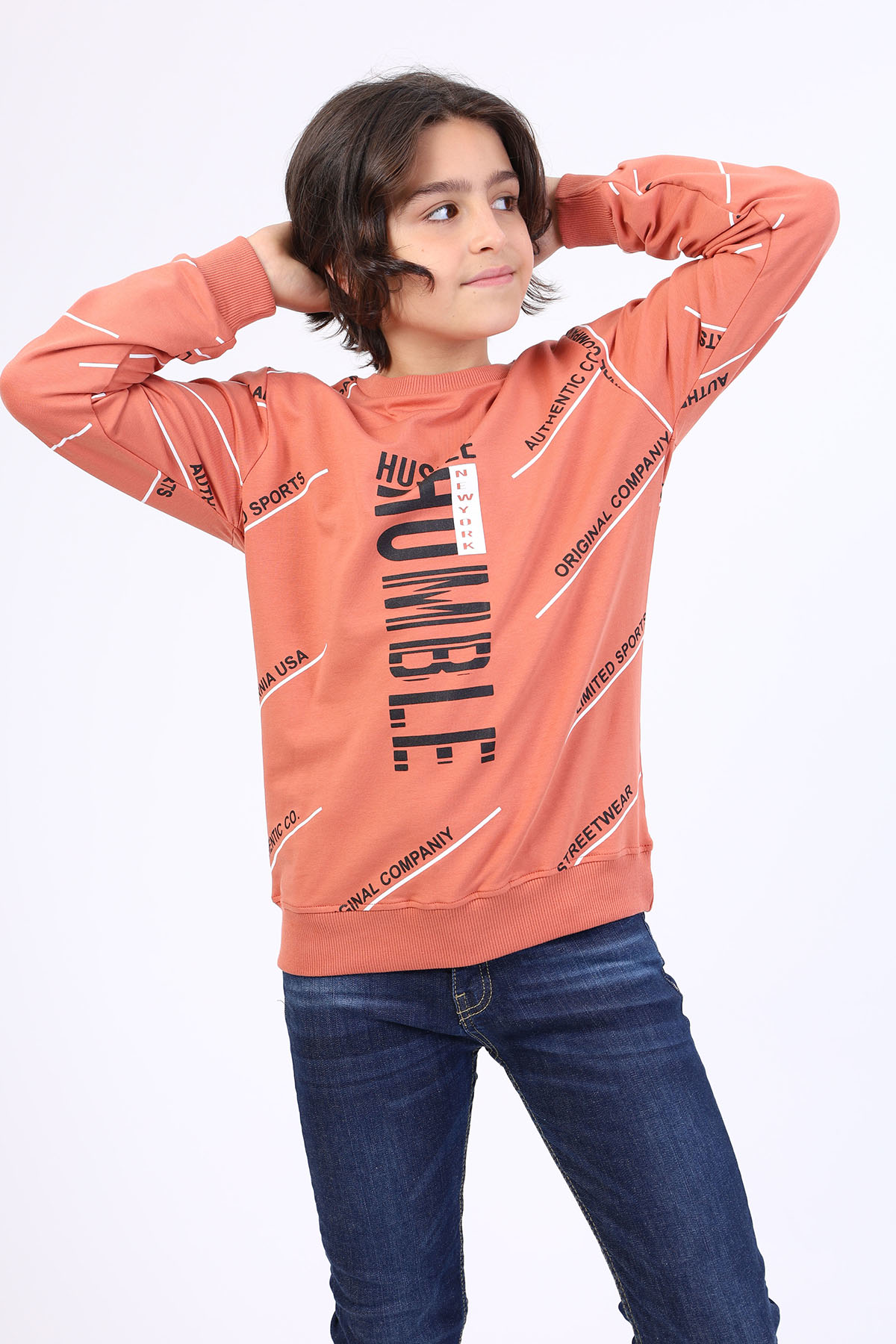 Toontoy Erkek Çocuk Baskılı Sweatshirt Toontoy Erkek Çocuk Baskılı Sweatshirt