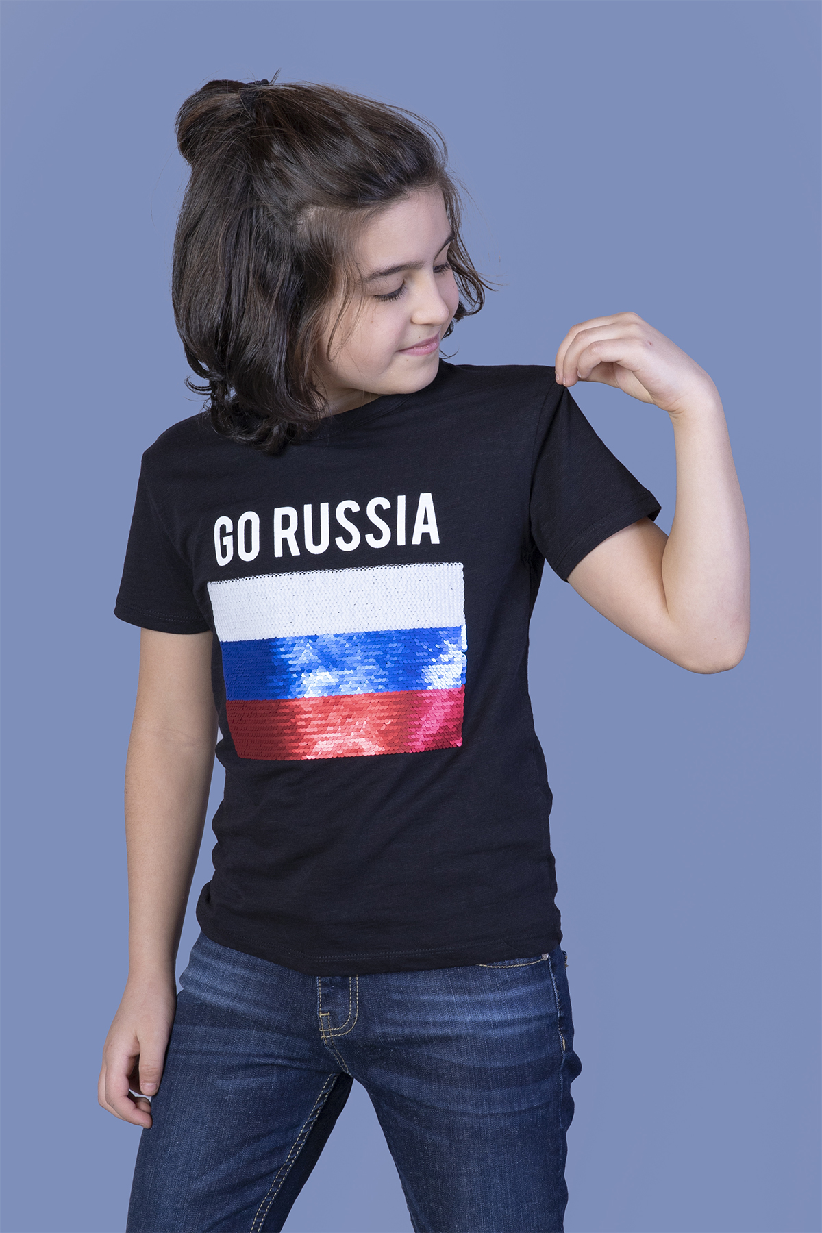 Toontoy Erkek Çocuk Go Russia Nakışlı Tişört