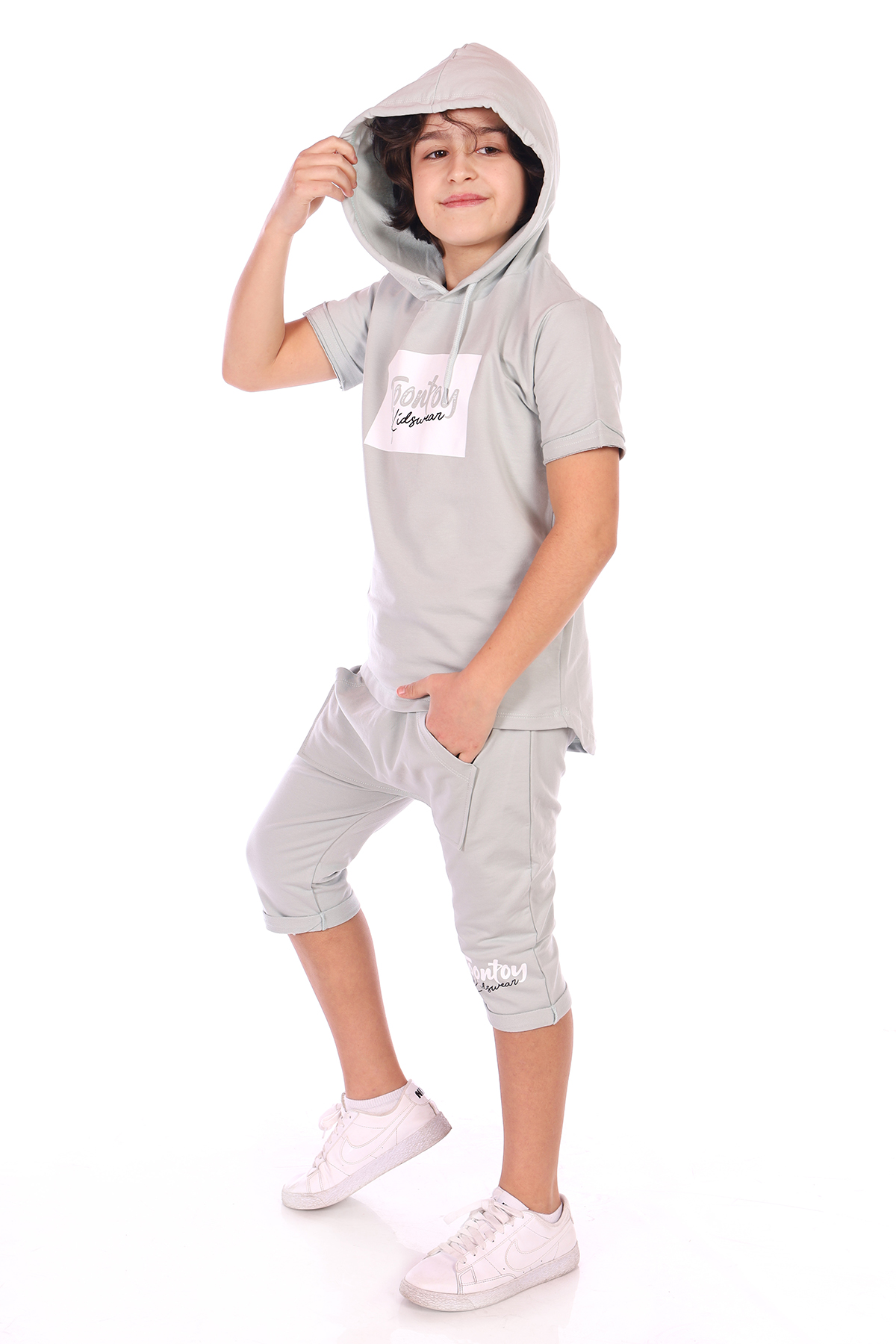 Toontoy Erkek Çocuk Toontoy Kids Wear Baskılı BermudaTakım