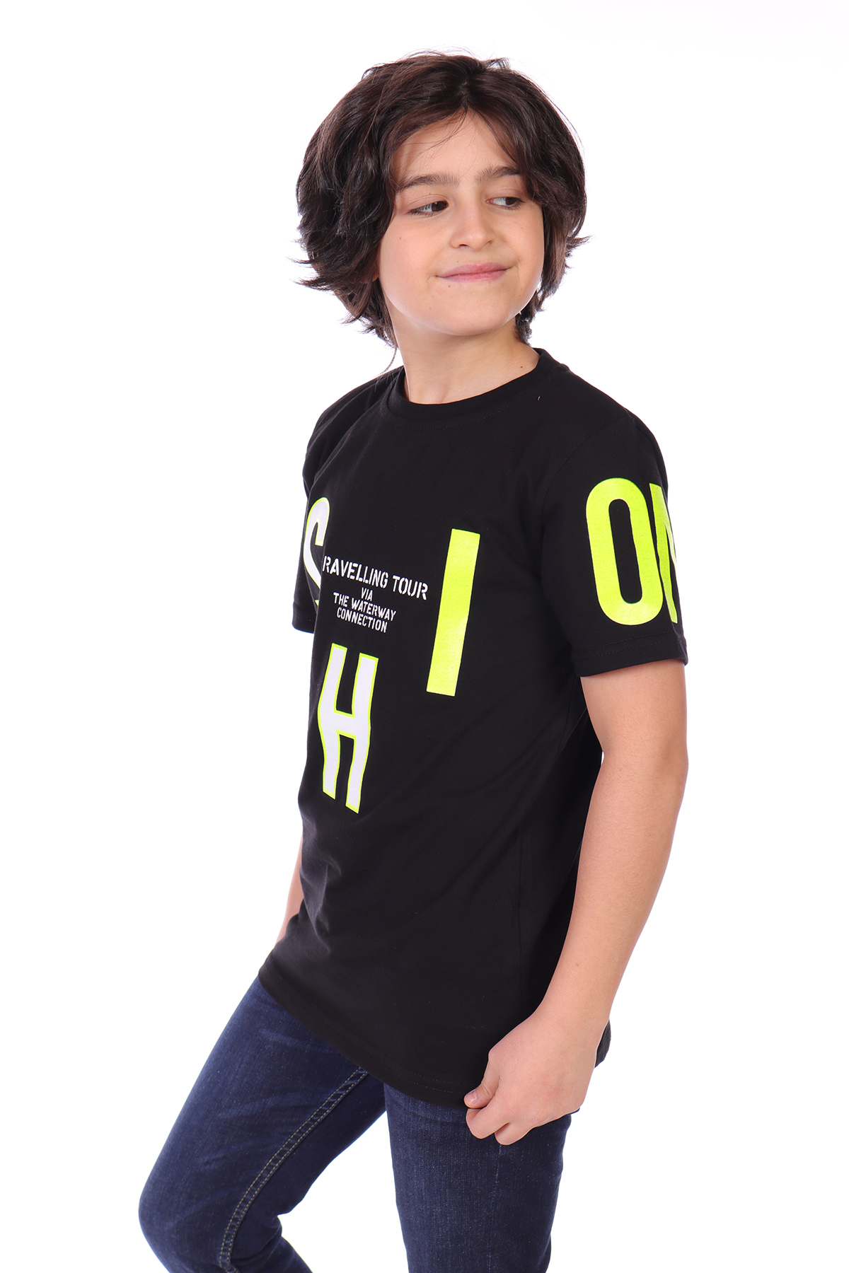 Toontoy Erkek Çocuk Fashion Baskılı Tişört