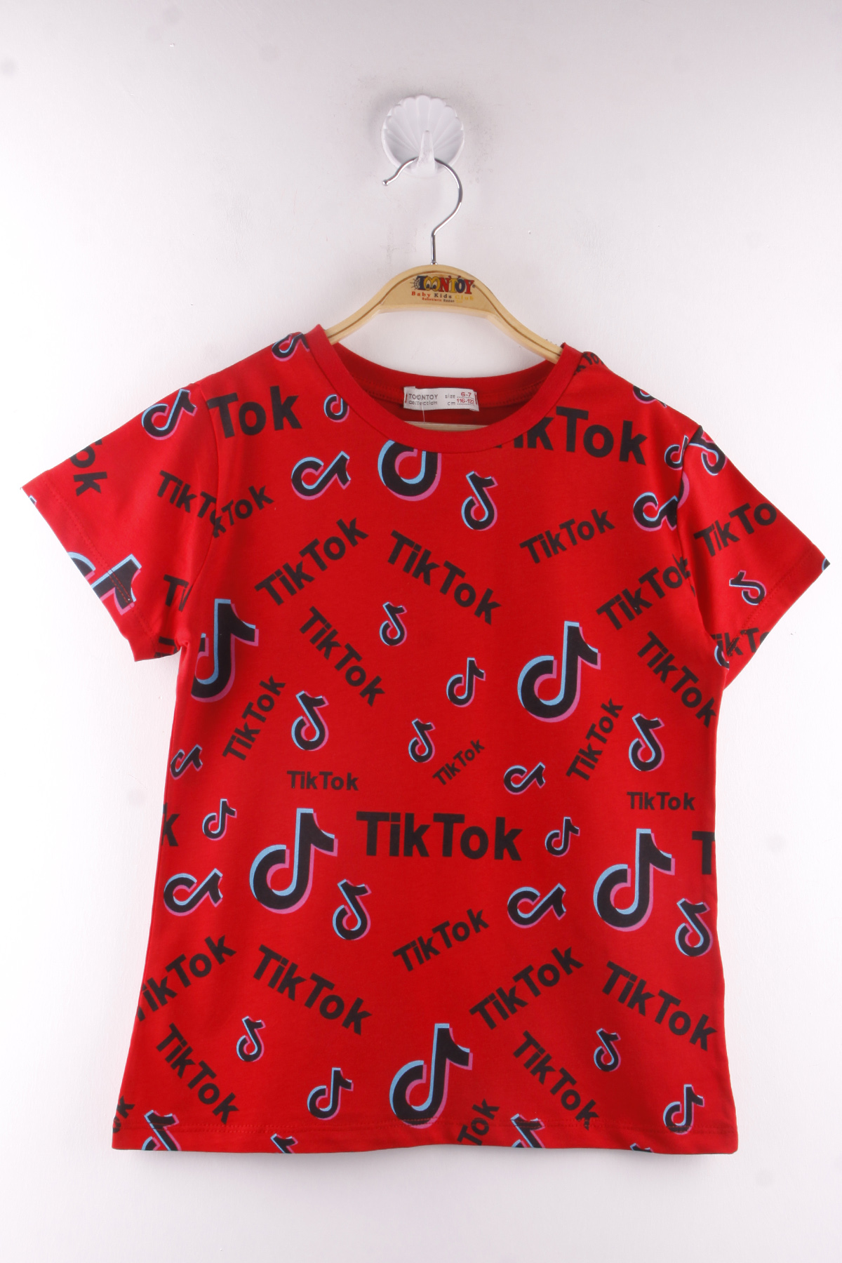 Toontoy Erkek Çocuk TikTok Baskılı Tişört