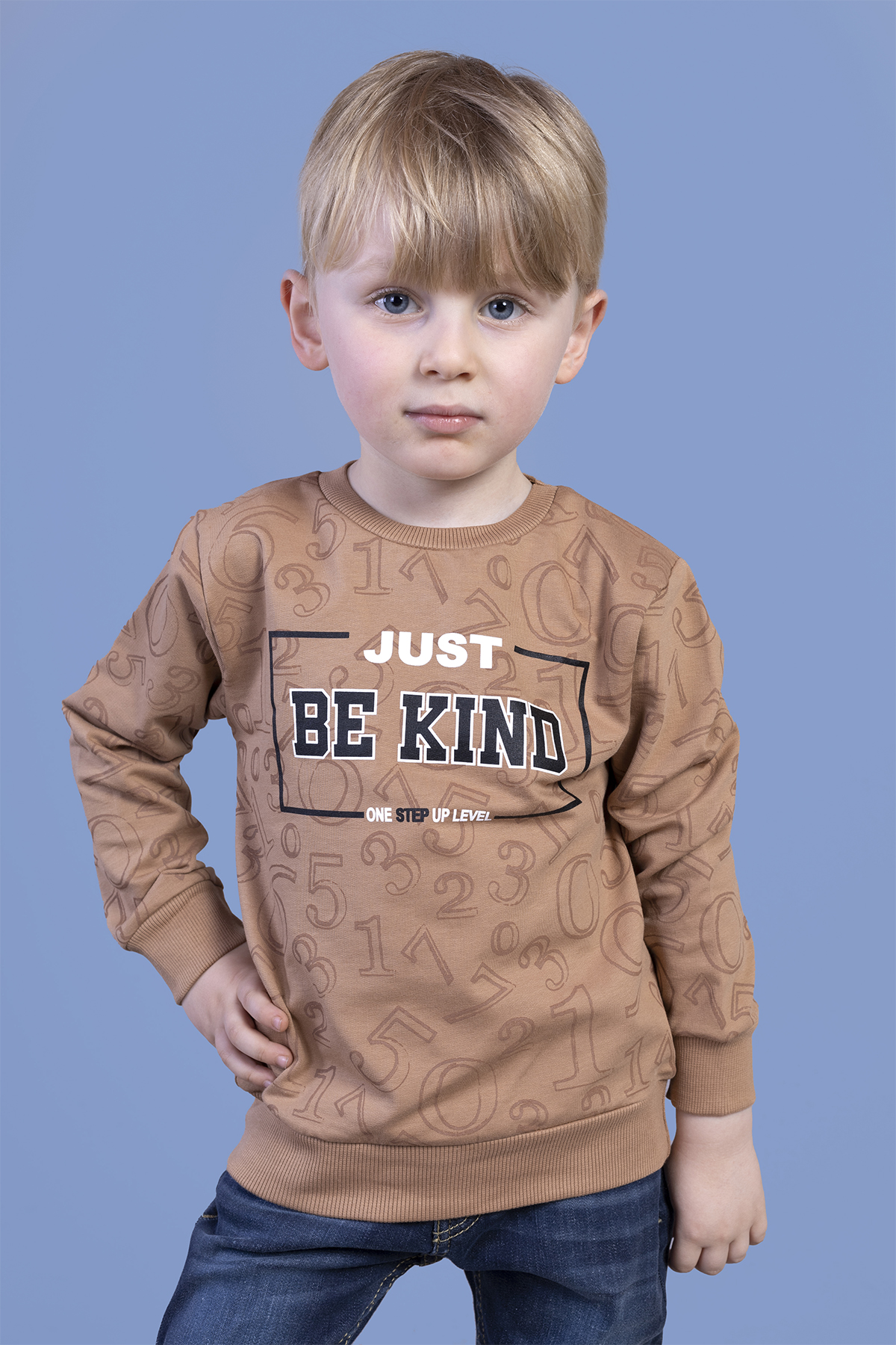 Toontoy Erkek Çocuk Sayı Baskılı Sweatshirt