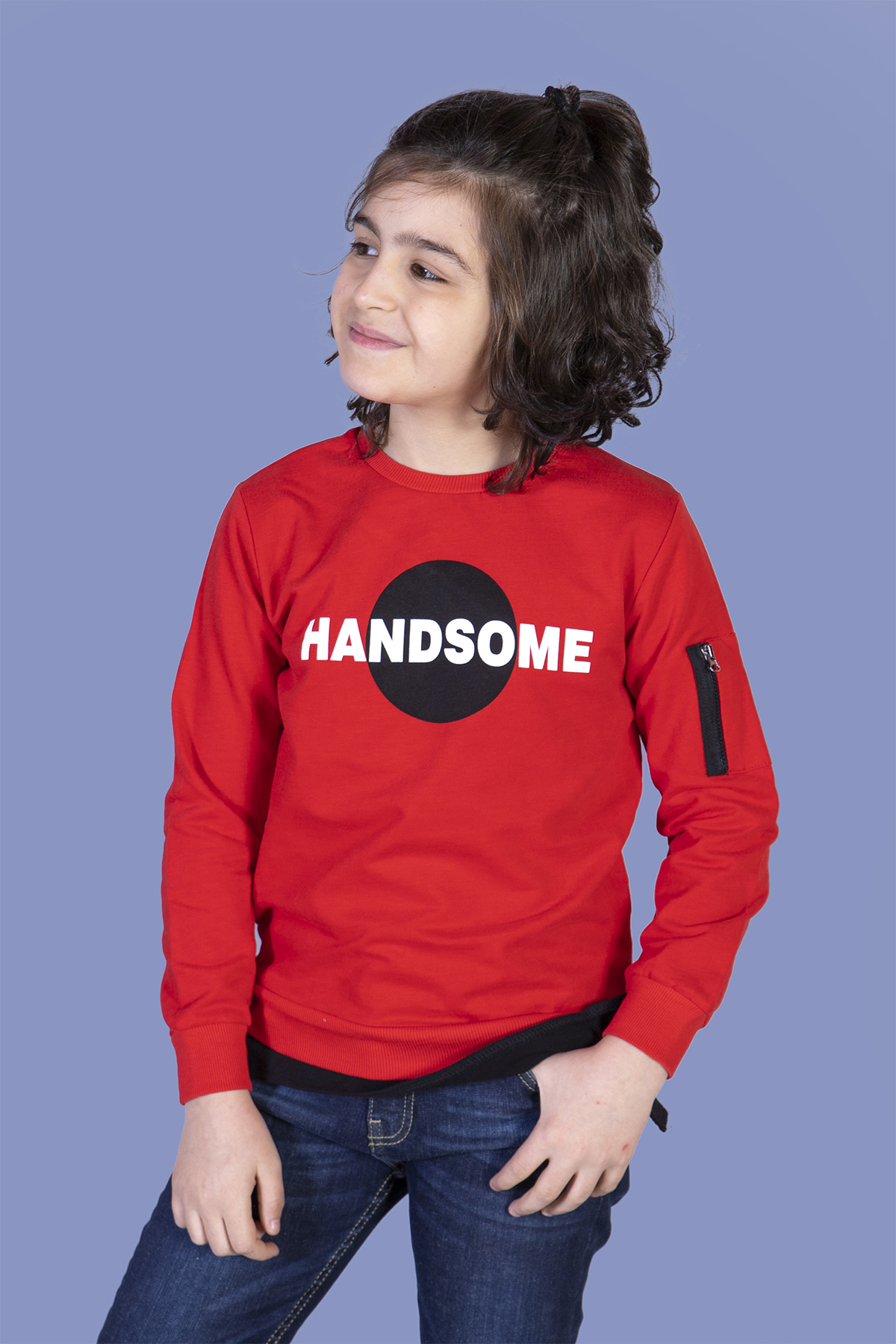 Toontoy Erkek Çocuk Handsome Baskılı Sweatshirt