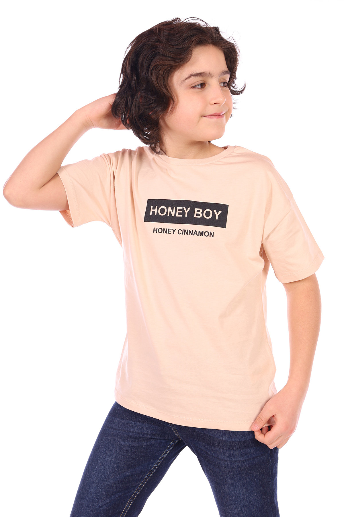 Toontoy Erkek Çocuk Honey Boy Baskılı Tişört