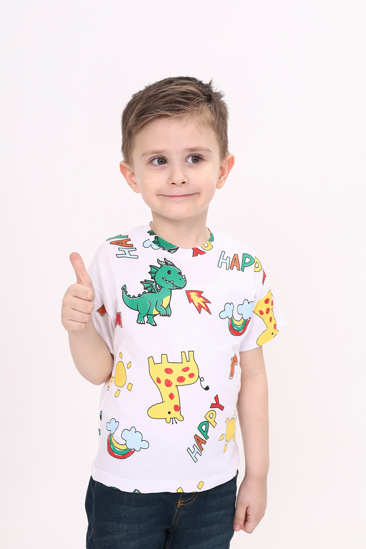 Toontoy Erkek Çocuk Baskılı Tişört