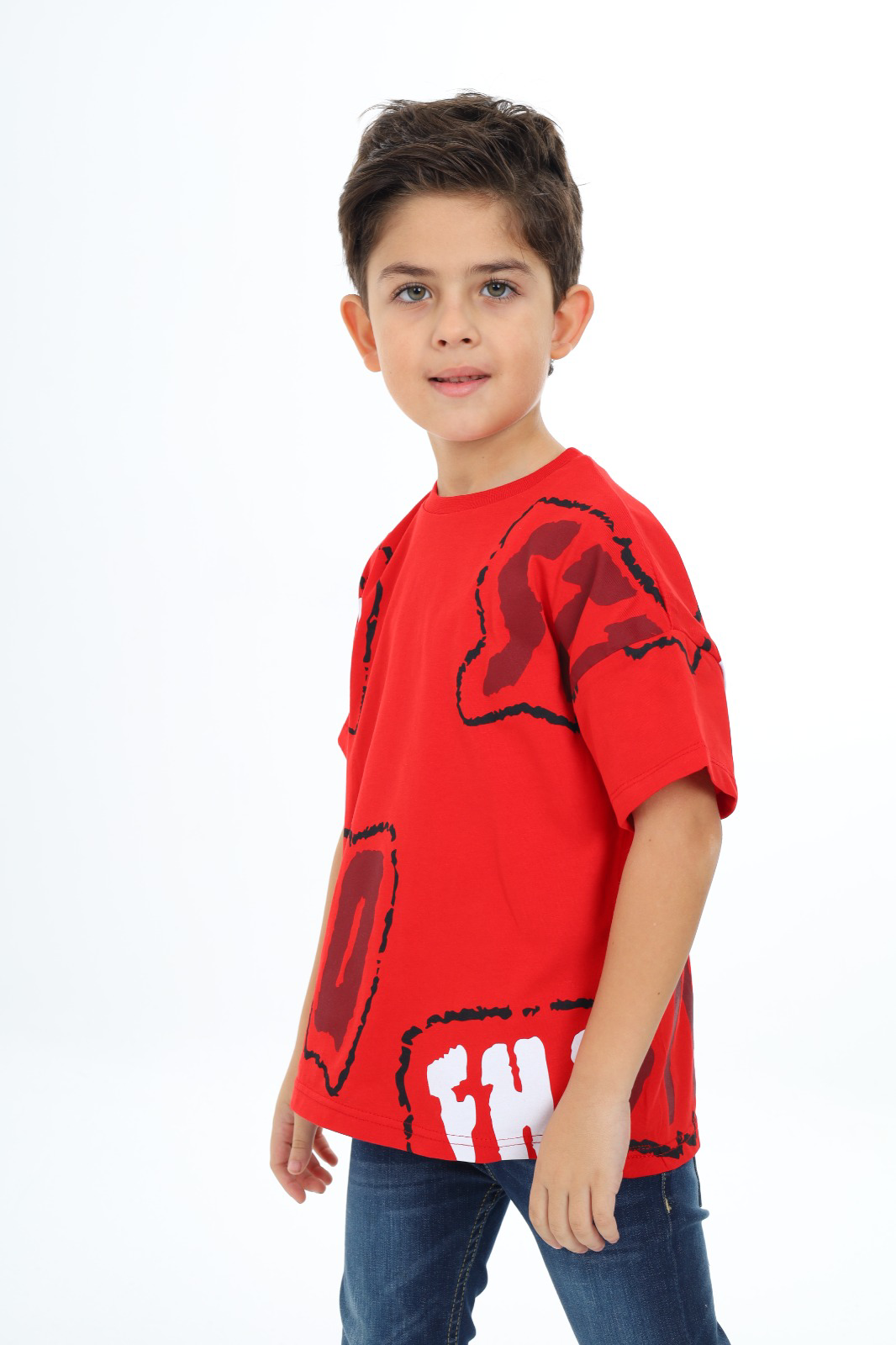 Toontoy Erkek Çocuk  Stpo Baskılı Tişört