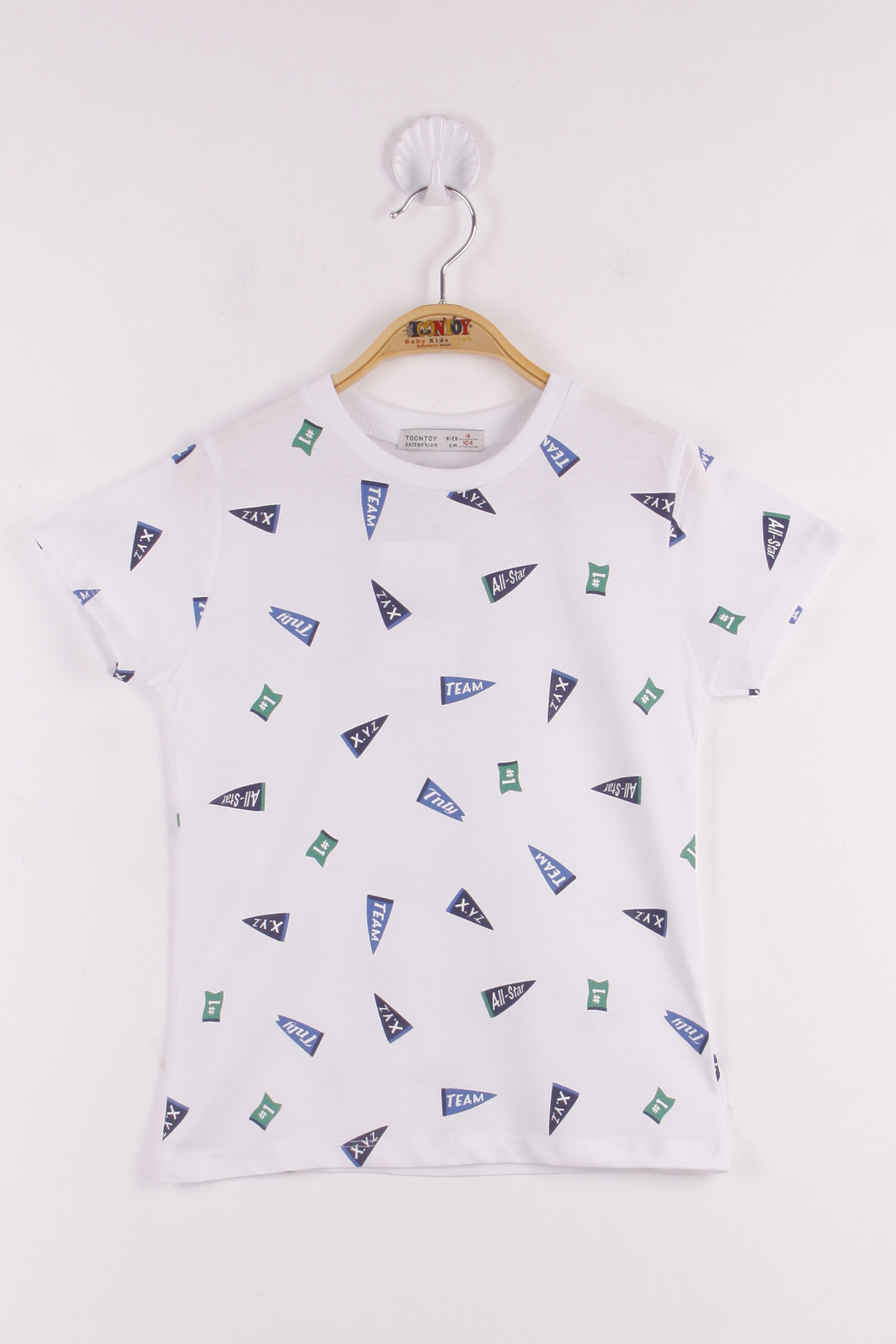 Toontoy Erkek Çocuk Yazı Baskılı T-Shirt