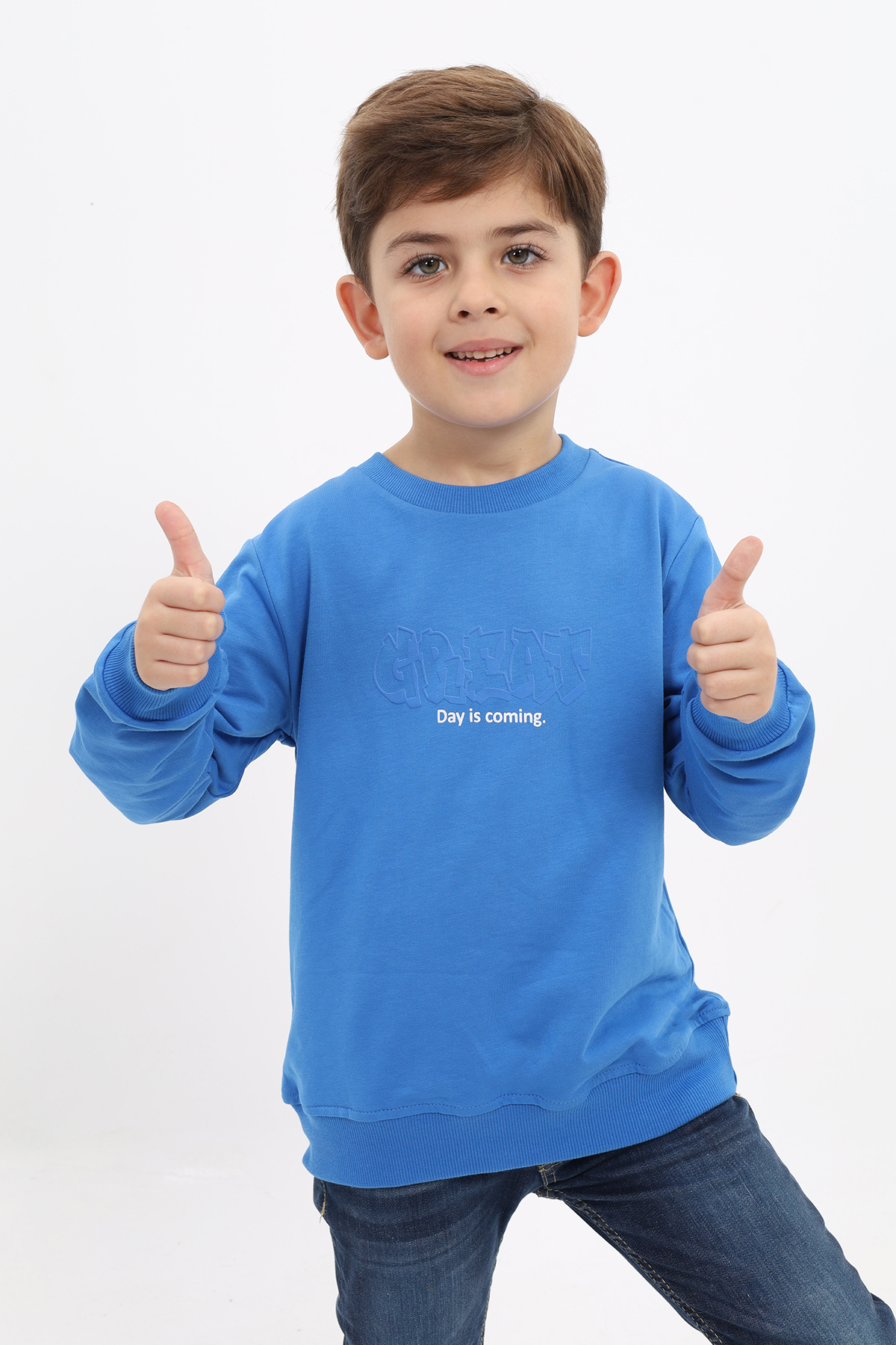 Toontoy Erkek Çocuk Baskılı Sweatshirt