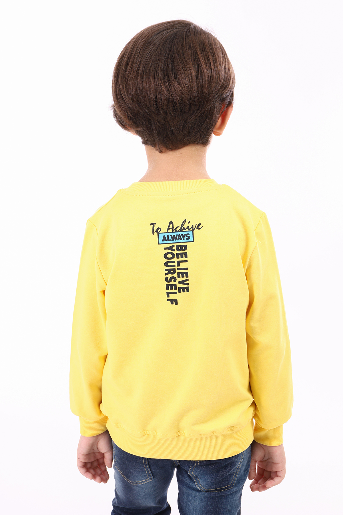 Toontoy Erkek Çocuk  Strong Baskılı Sweatshirt