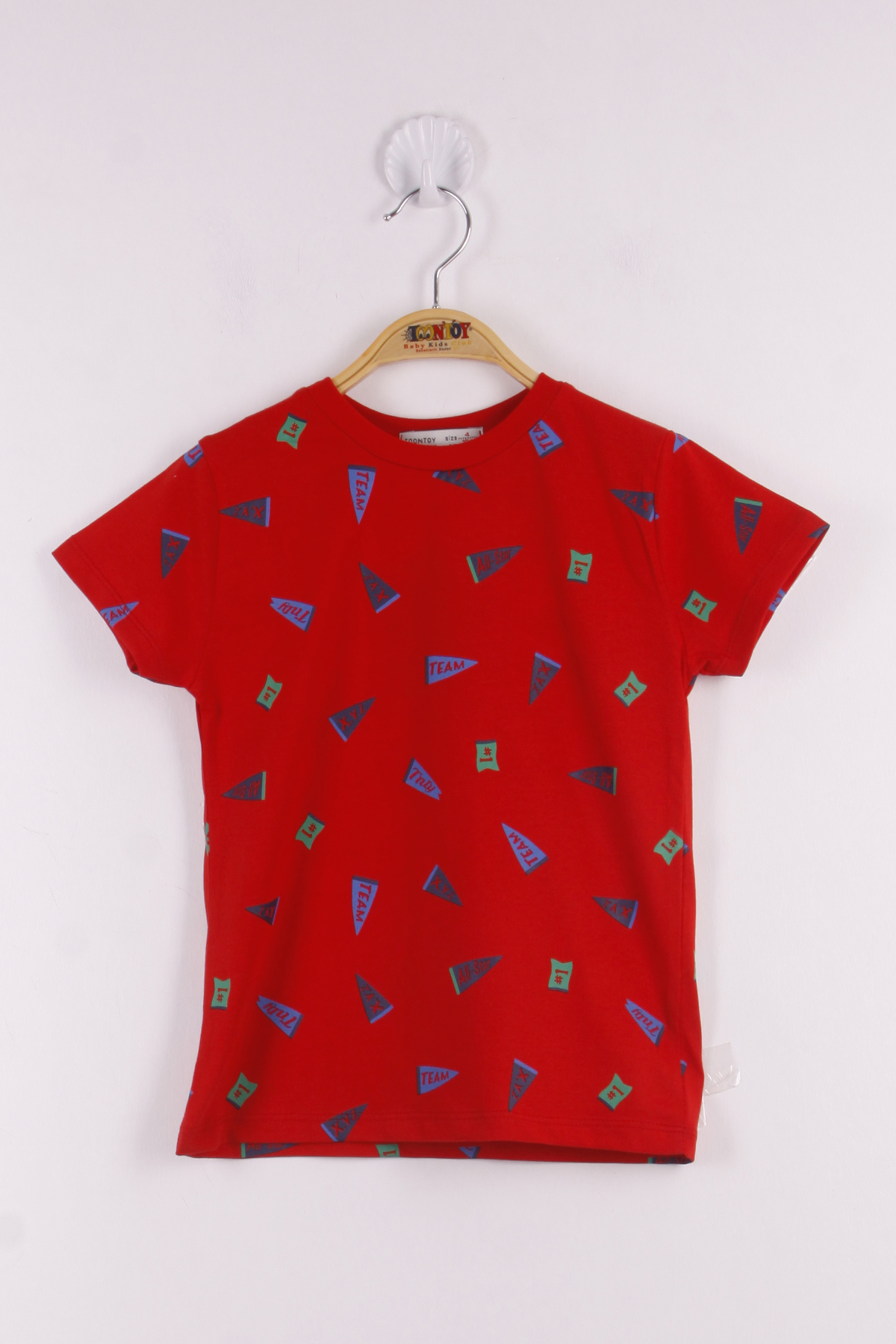 Toontoy Erkek Çocuk Yazı Baskılı T-Shirt