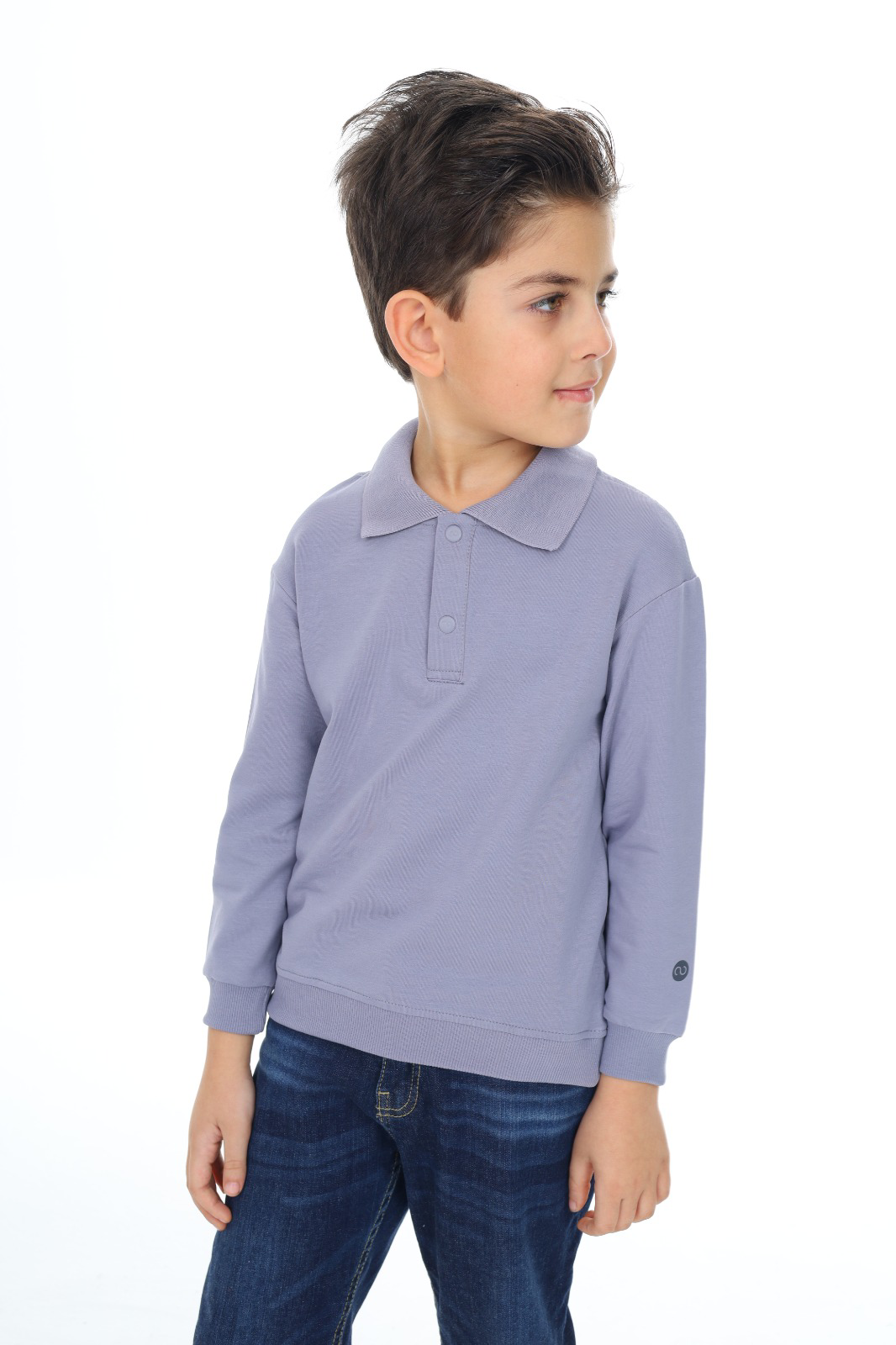 Toontoy Erkek Çocuk Hey You Look  Baskılı Sweatshirt