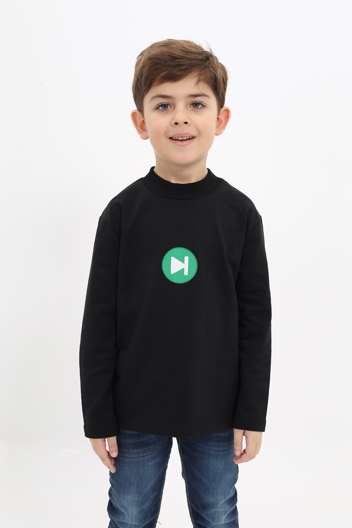 Toontoy Erkek Çocuk Baskılı Sweatshirt