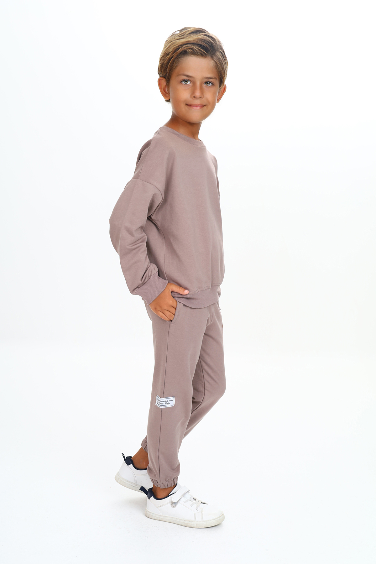 Toontoy Erkek Çocuk Armalı Eşofman Takım