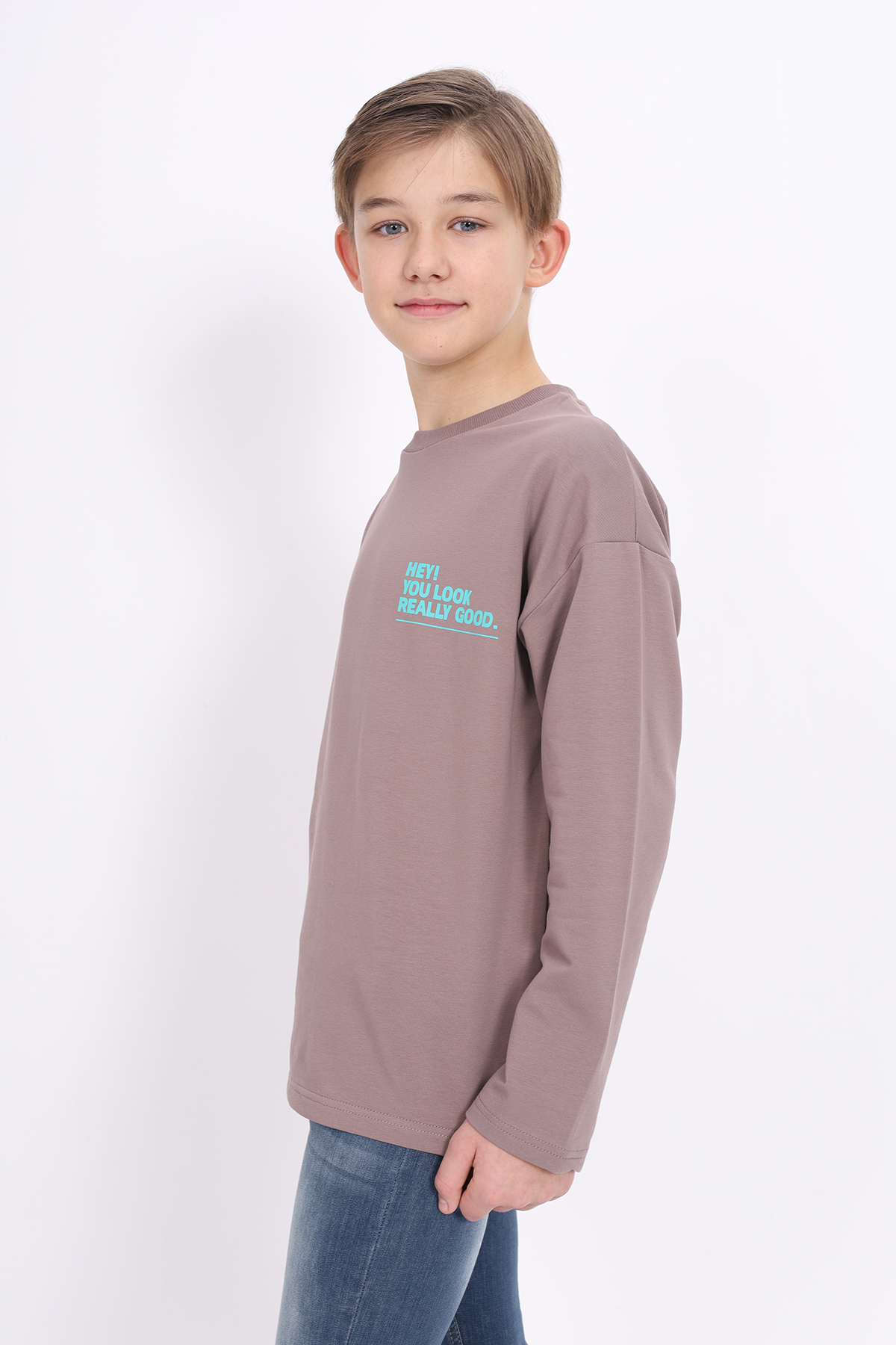 Toontoy Erkek Çocuk Hey You Look  Baskılı Sweatshirt