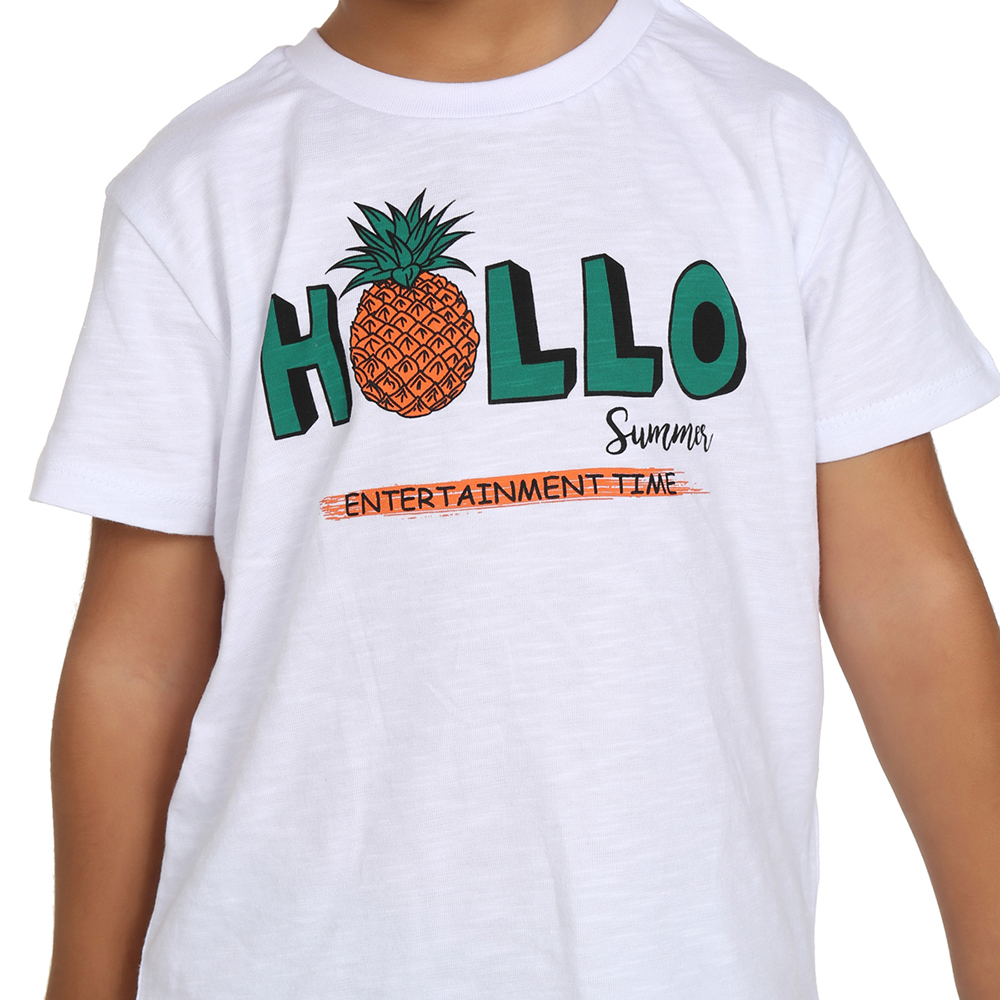 Toontoy  Erkek Çocuk Hollo Baskılı Şortlu Takım