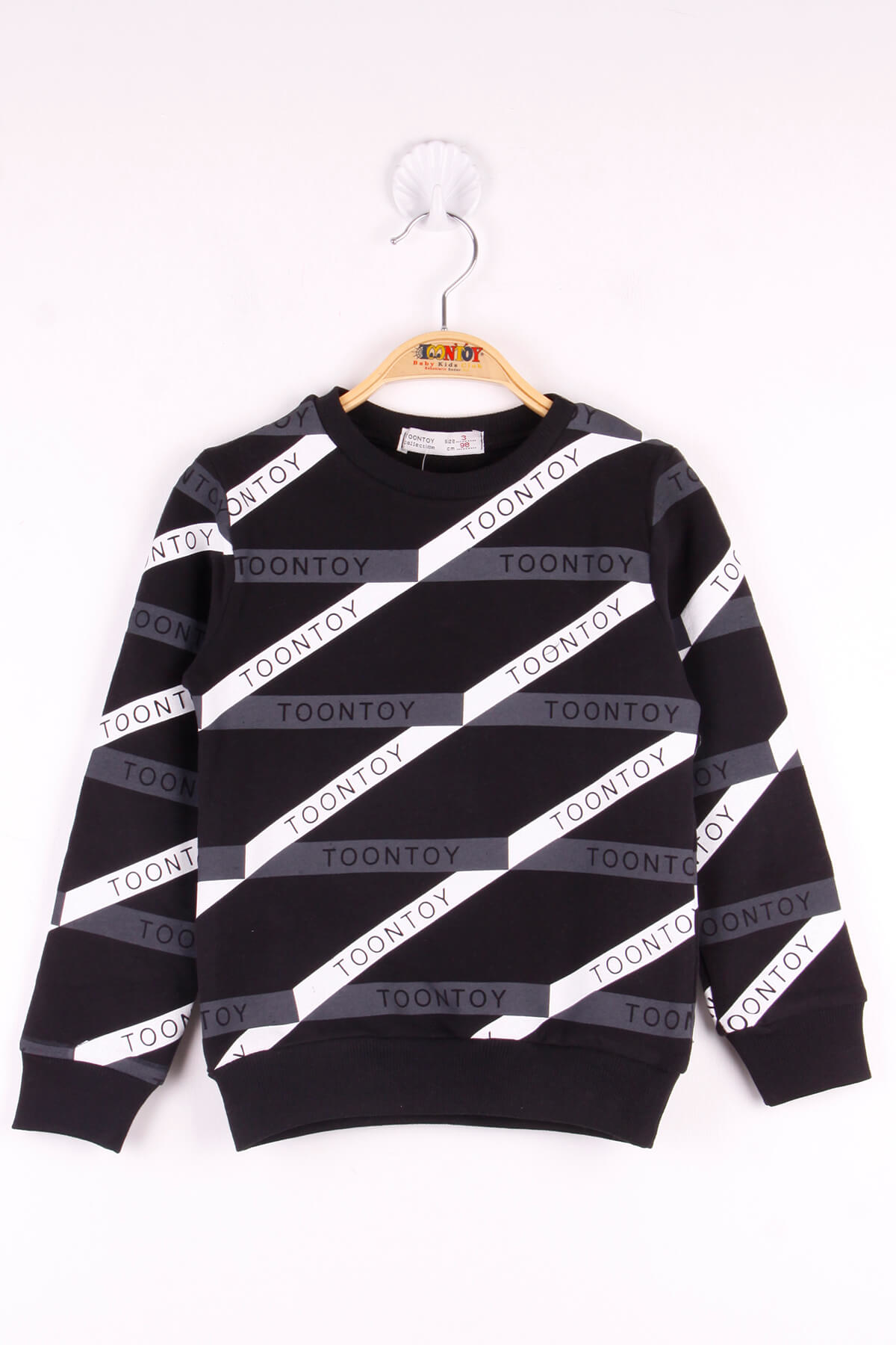 Toontoy Erkek Çocuk Toontoy Şeritli Sweatshirt