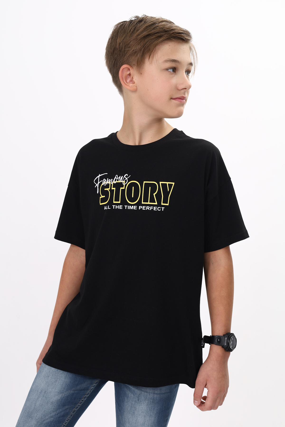 Toontoy Erkek Çocuk Baskılı Tişört