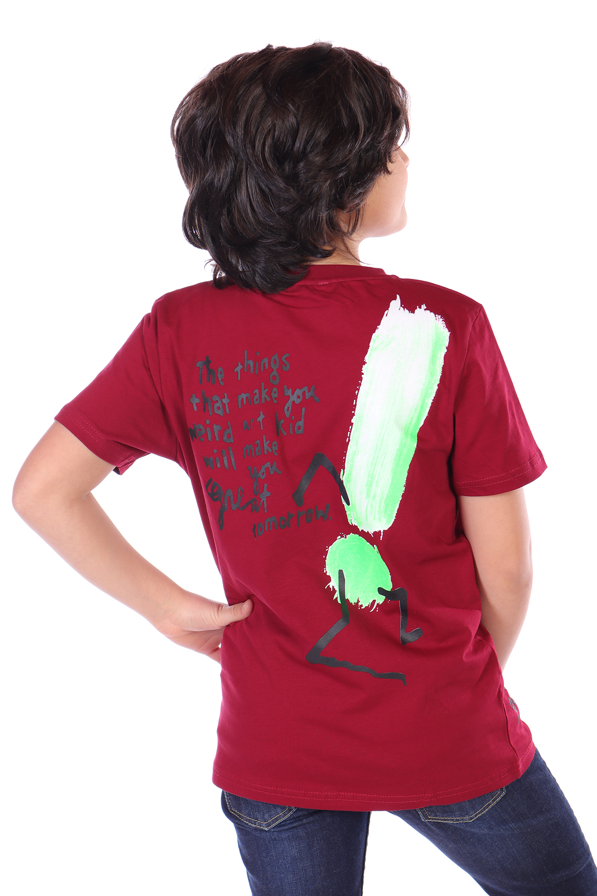 Toontoy Erkek Çocuk Yazı Baskılı Tişört