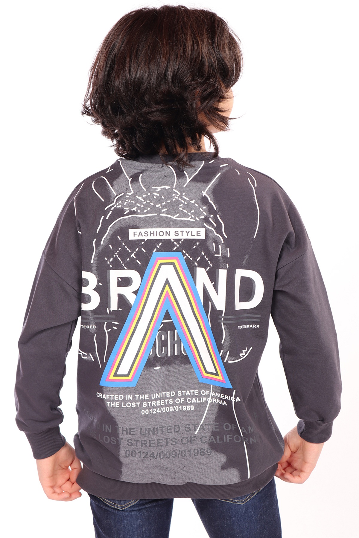 Toontoy Erkek Çocuk Baskılı Sweatshirt