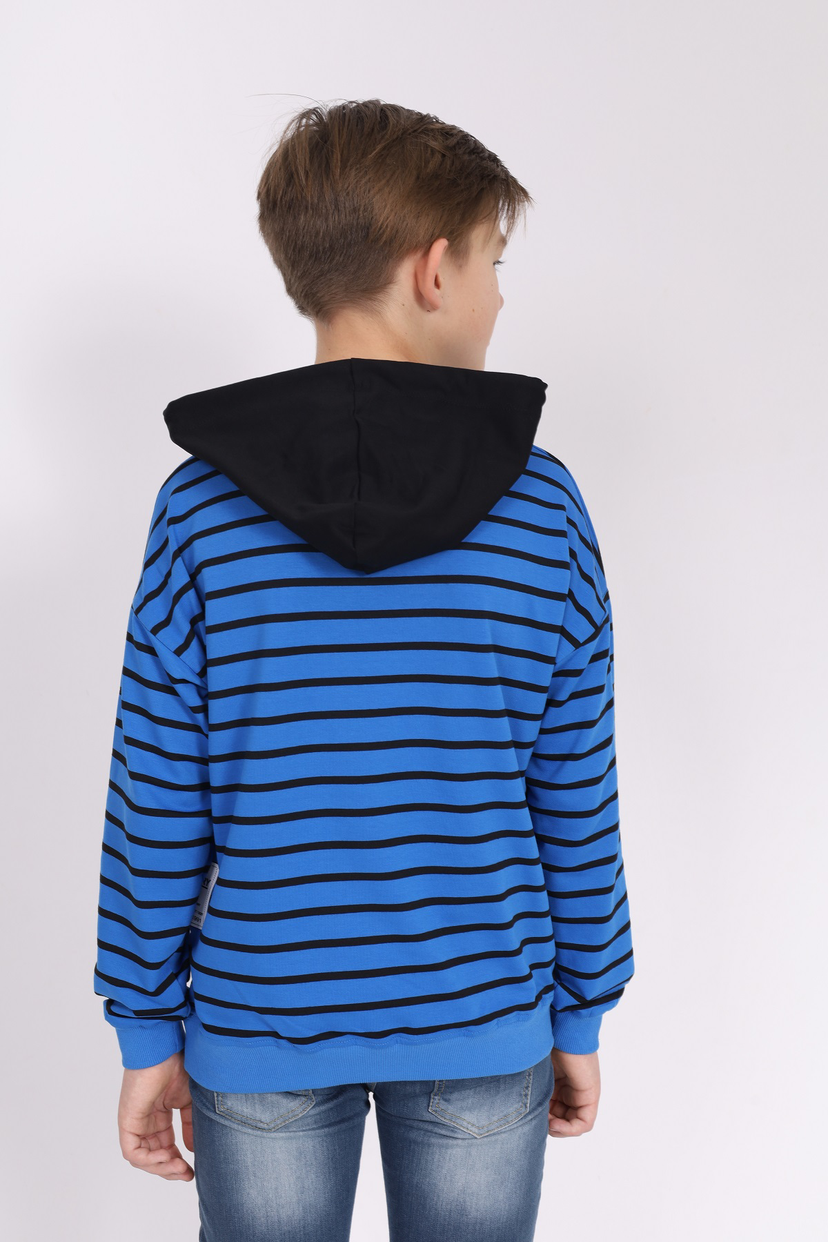 Toontoy Erkek Çocuk Çizgili Sweatshirt