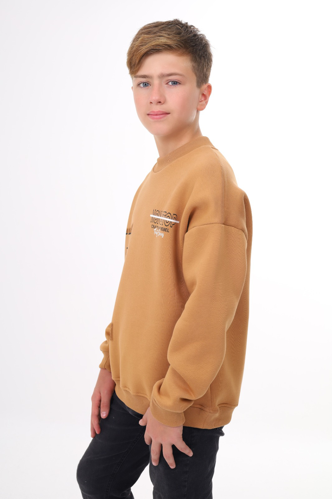 Toontoy Erkek Çocuk Baskılı Sweatshirt