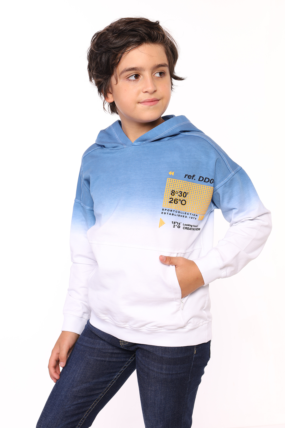 Toontoy Erkek Çocuk  Cepli Baskılı Sweatshirt