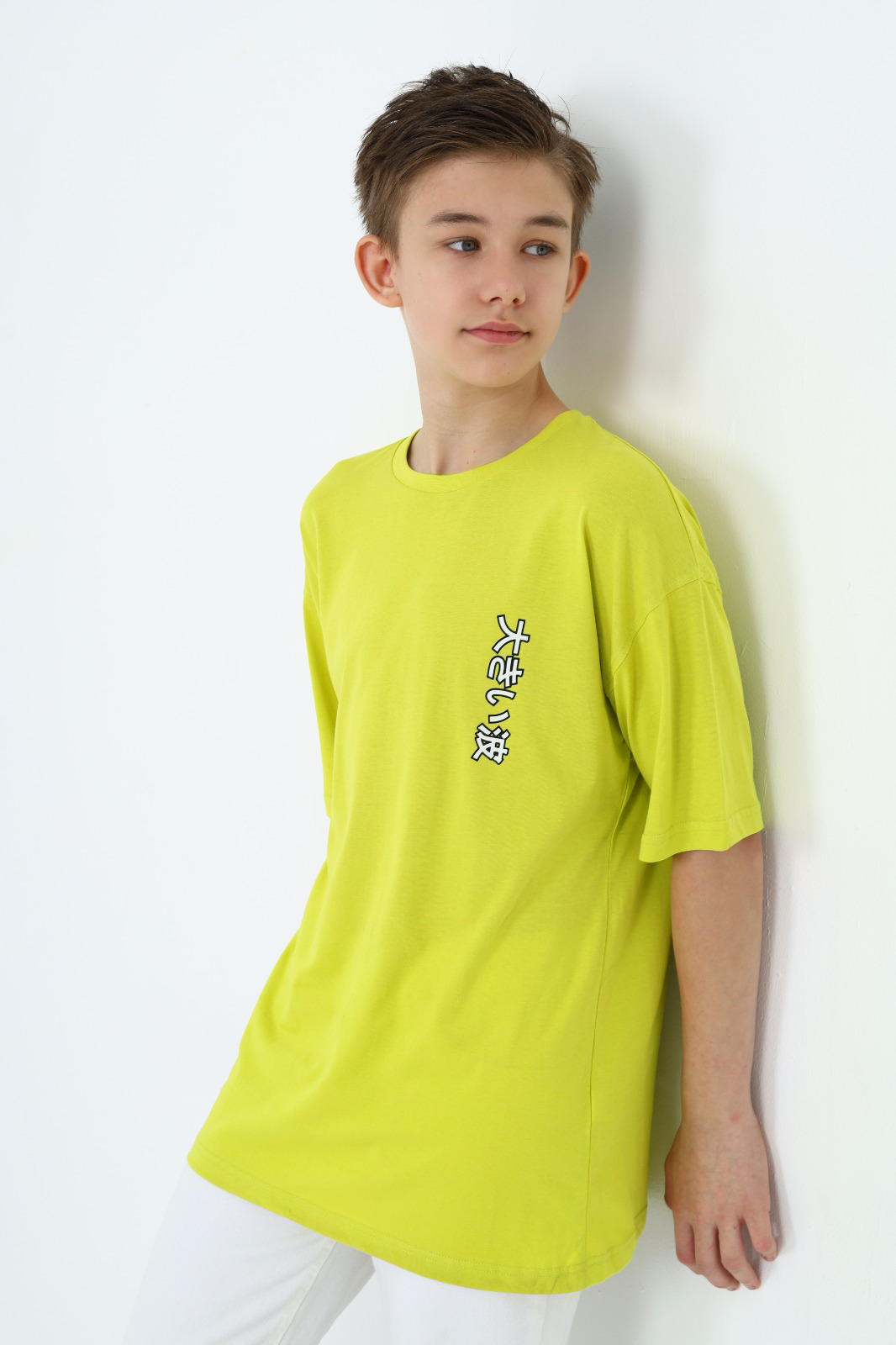 Toontoy  Erkek Çocuk  Göğüsü Yazi  Baskili Tişört