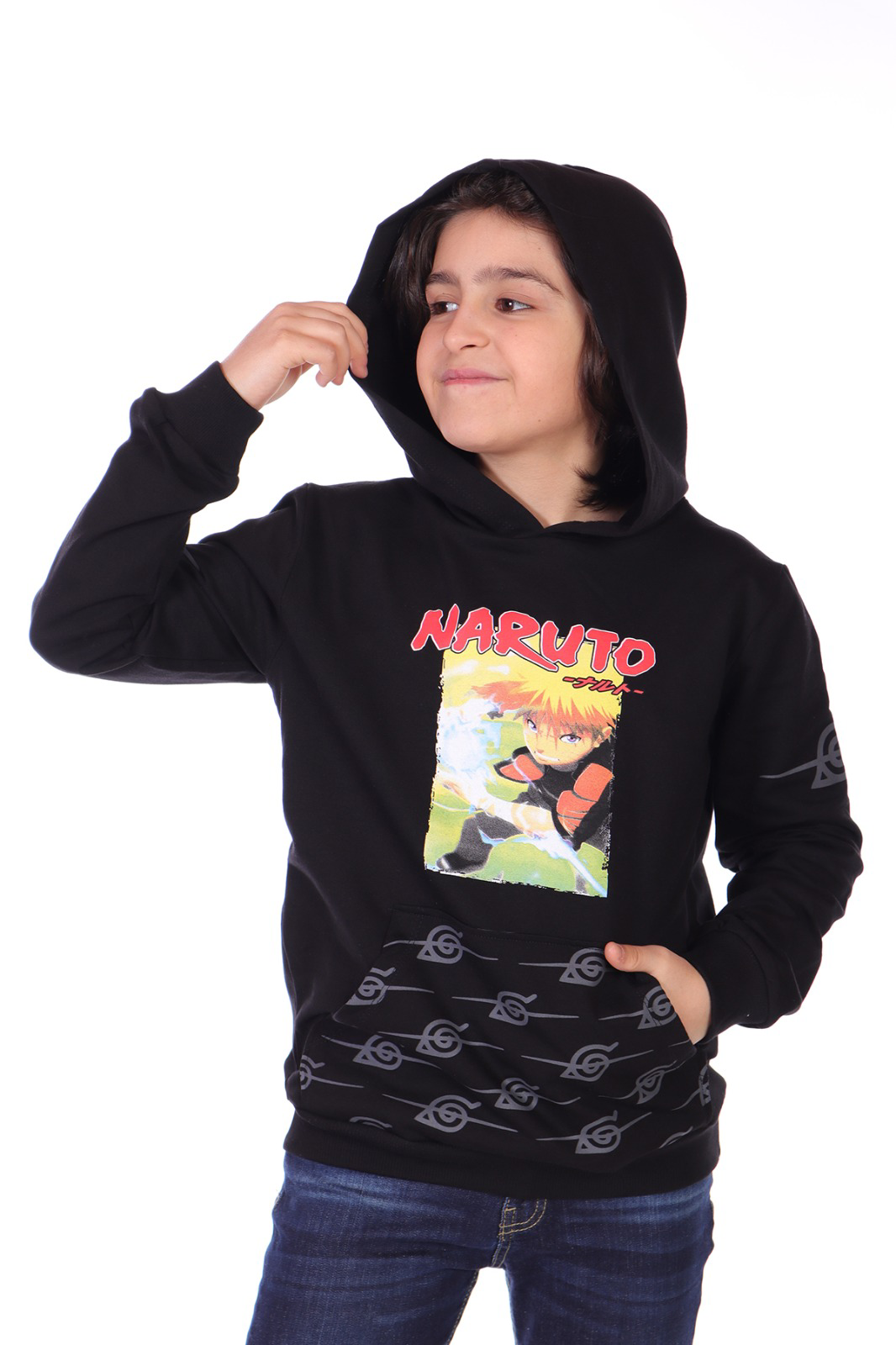 Toontoy Erkek Çocuk  Naruto Baskılı Sweatshirt