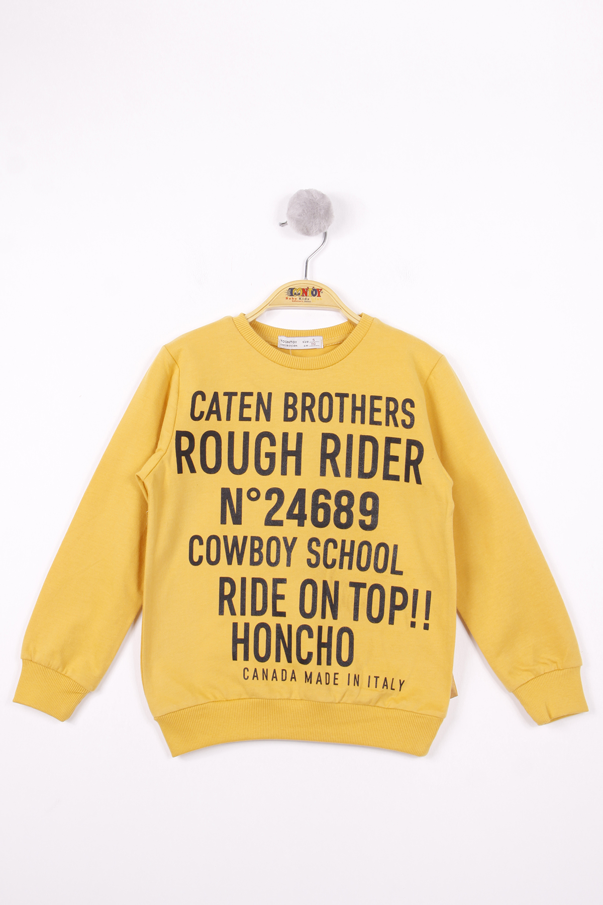 Toontoy Erkek Çocuk Yazı Baskılı Sweatshirt