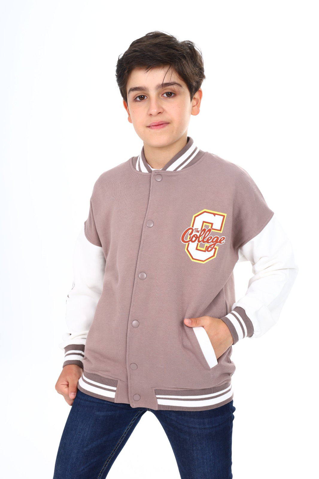 Toontoy Erkek Çocuk Baskılı Kolej Hırka
