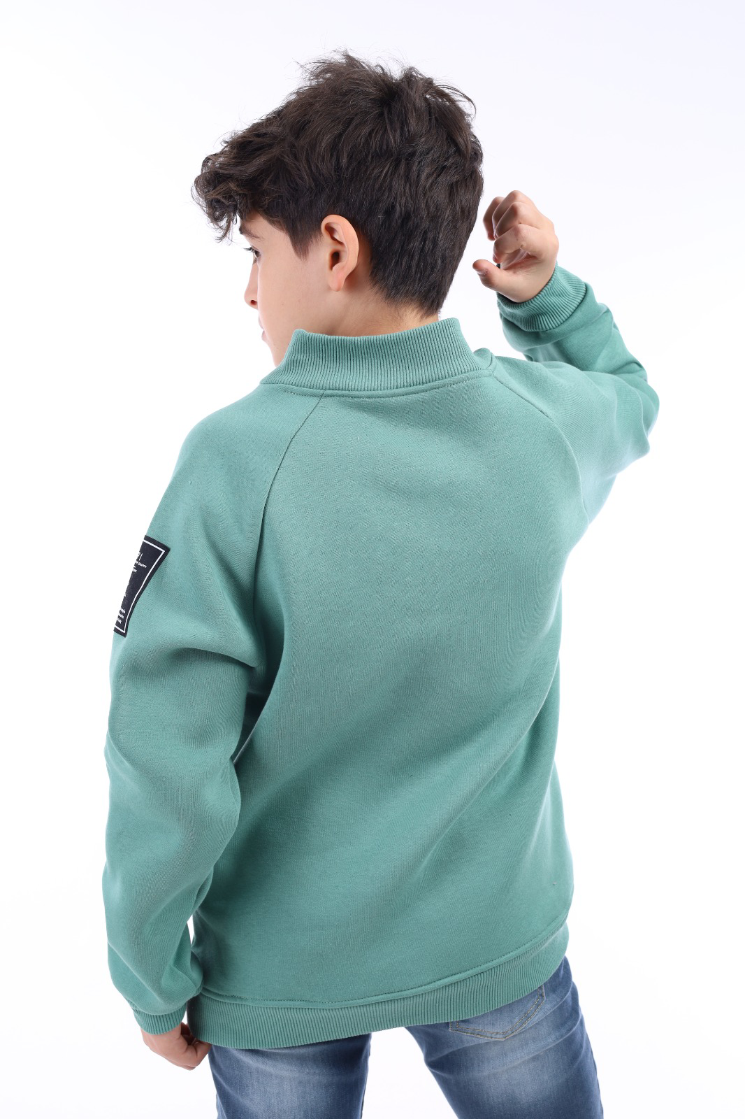 Toontoy Erkek Çocuk Simple Time Yourself Baskılı Sweatshirt