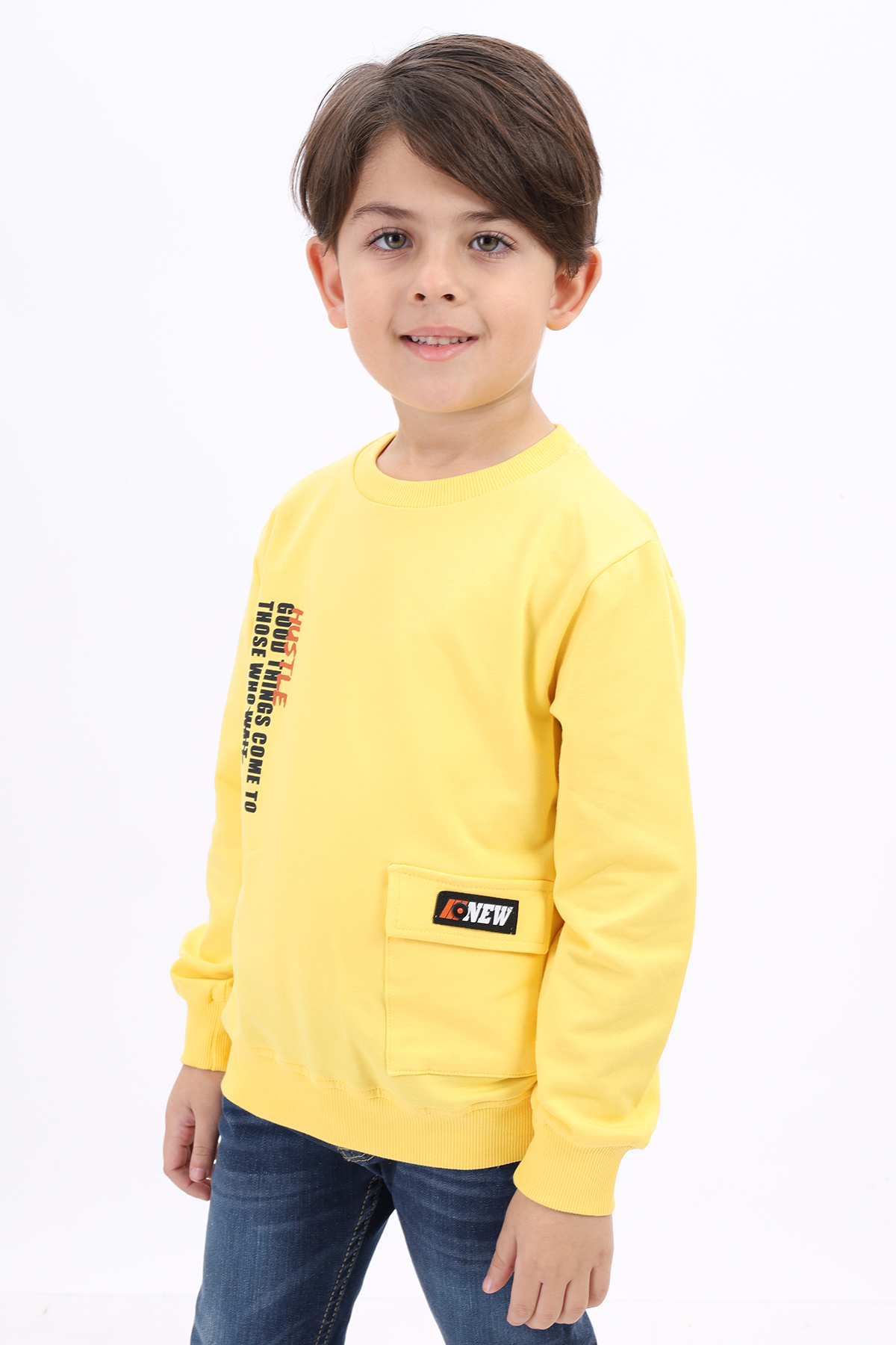 Toontoy Erkek Çocuk Baskılı Sweatshirt