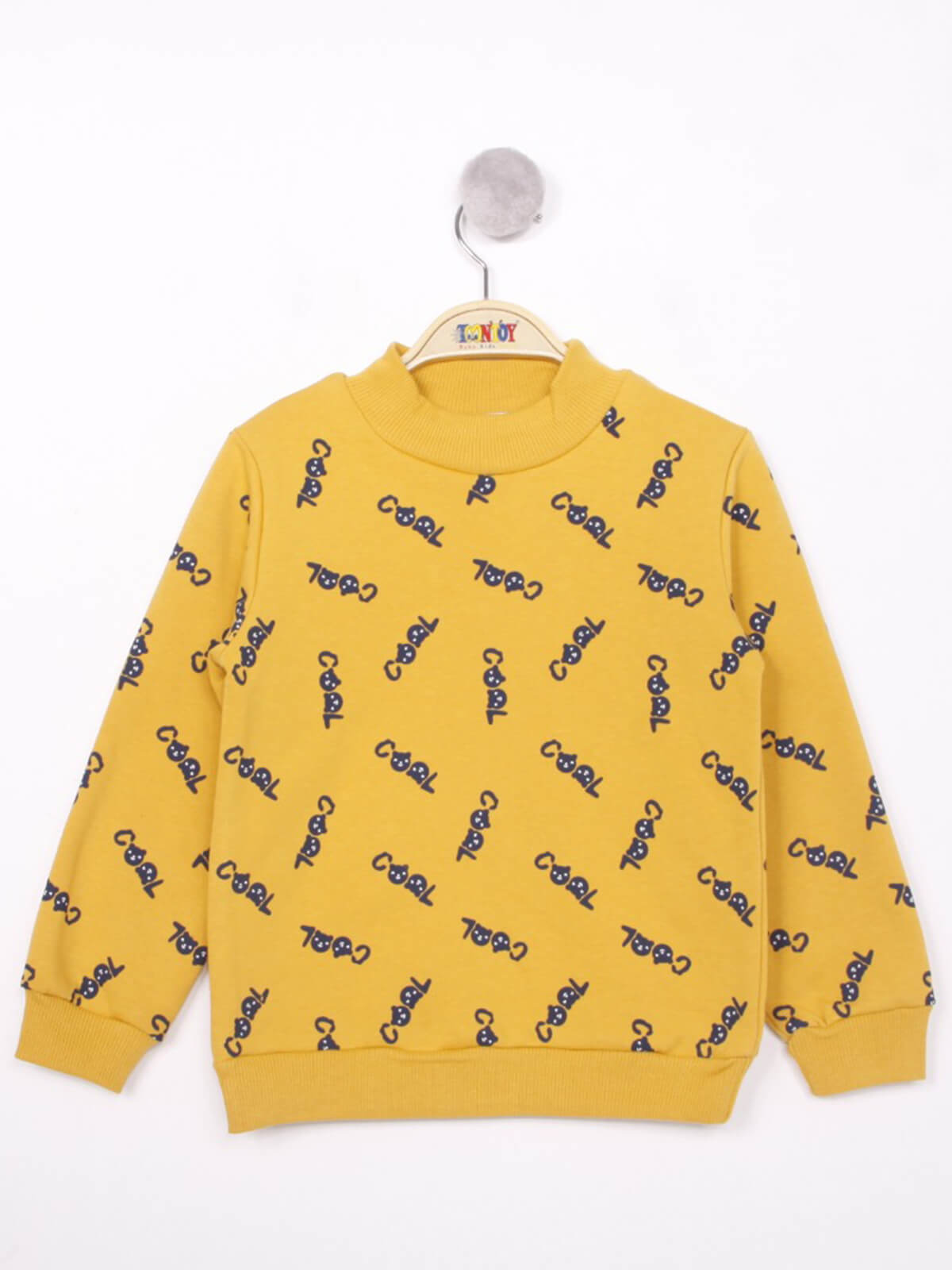 Toontoy Erkek Çocuk Komple Baskılı İçi Pamuklu Sweatshirt
