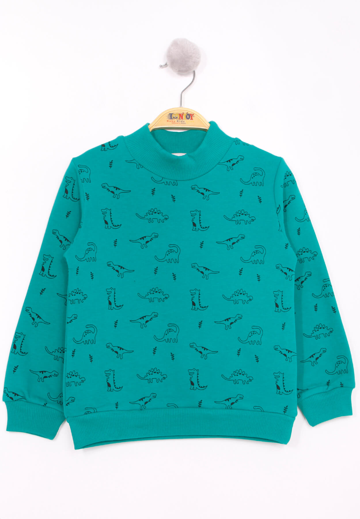 Toontoy Erkek Çocuk Dinazor Baskılı Sweatshirt